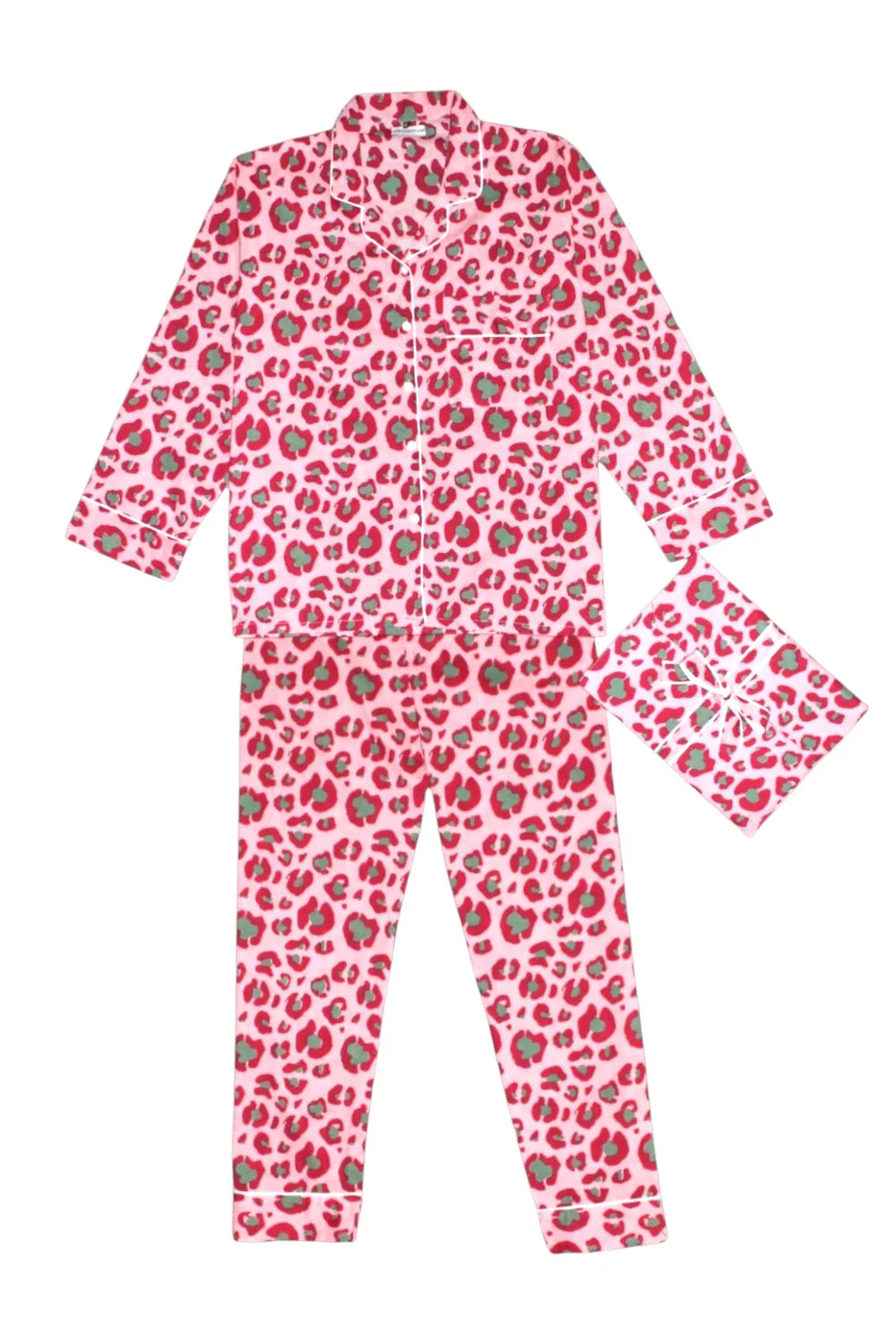 Pyjamas Mandu Léopard rose, taille 38