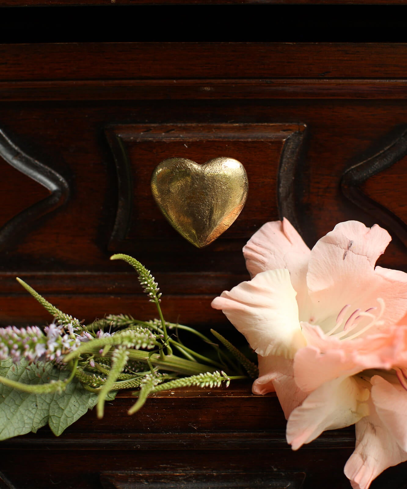 Bouton de Tiroir Holly Heart
