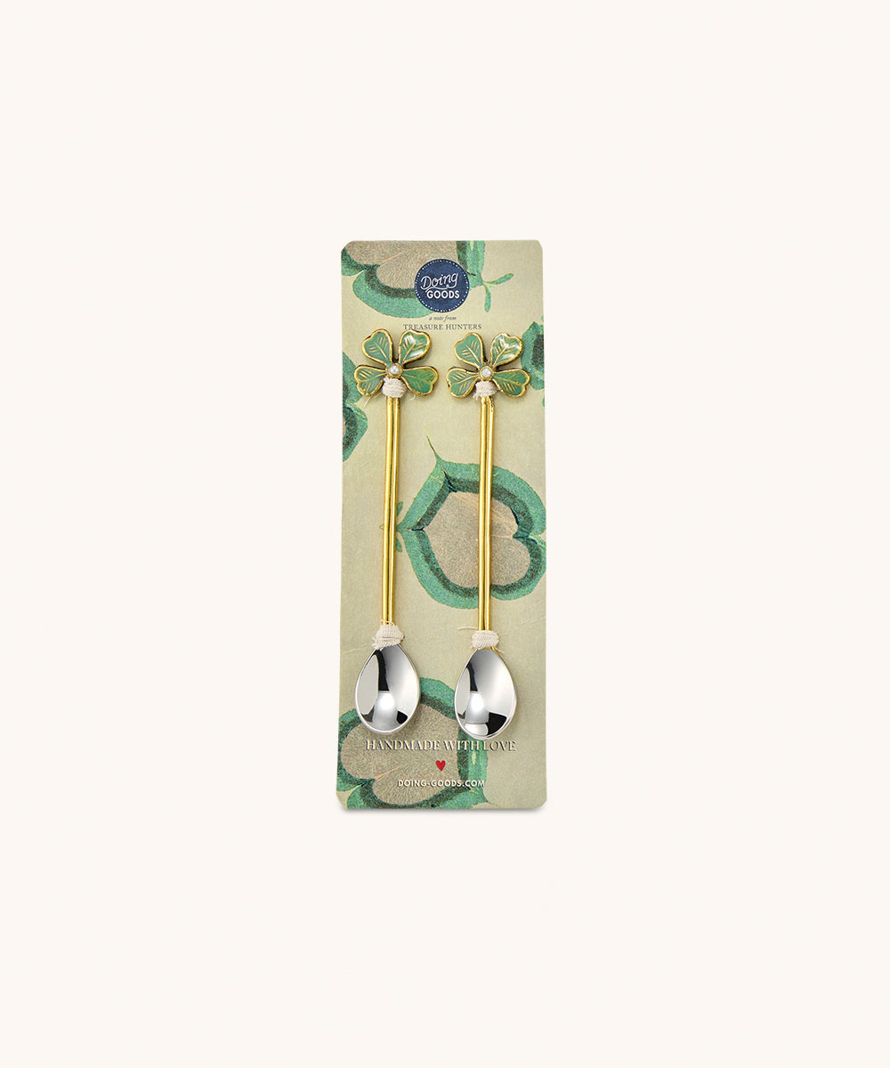 product images - Doing Goods - DGD-1.30.10.038.923.2 - Set de Cuilleres a Cafe Lucky Clover 2