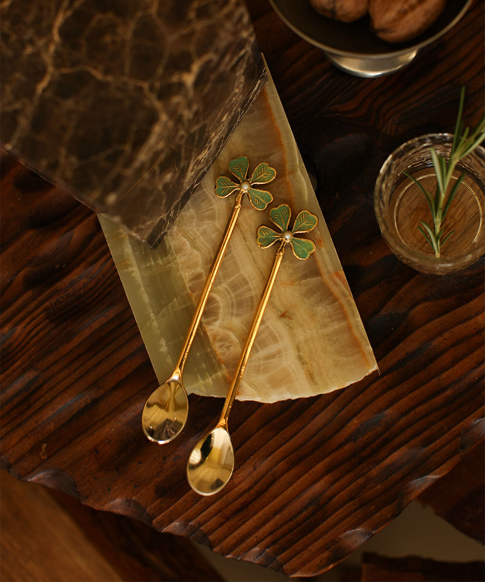 product images - Doing Goods - DGD-1.30.10.038.923.2 - Set de Cuilleres a Cafe Lucky Clover 3