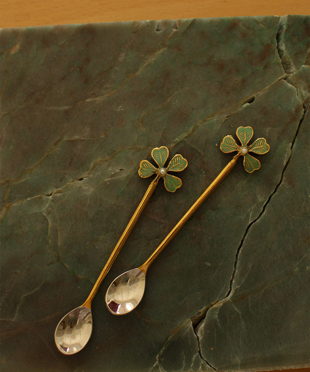 product images - Doing Goods - DGD-1.30.10.038.923.2 - Set de Cuilleres a Cafe Lucky Clover 4