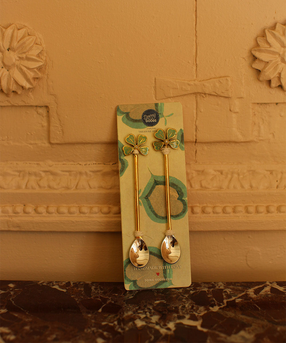 product images - Doing Goods - DGD-1.30.10.038.923.2 - Set de Cuilleres a Cafe Lucky Clover 5