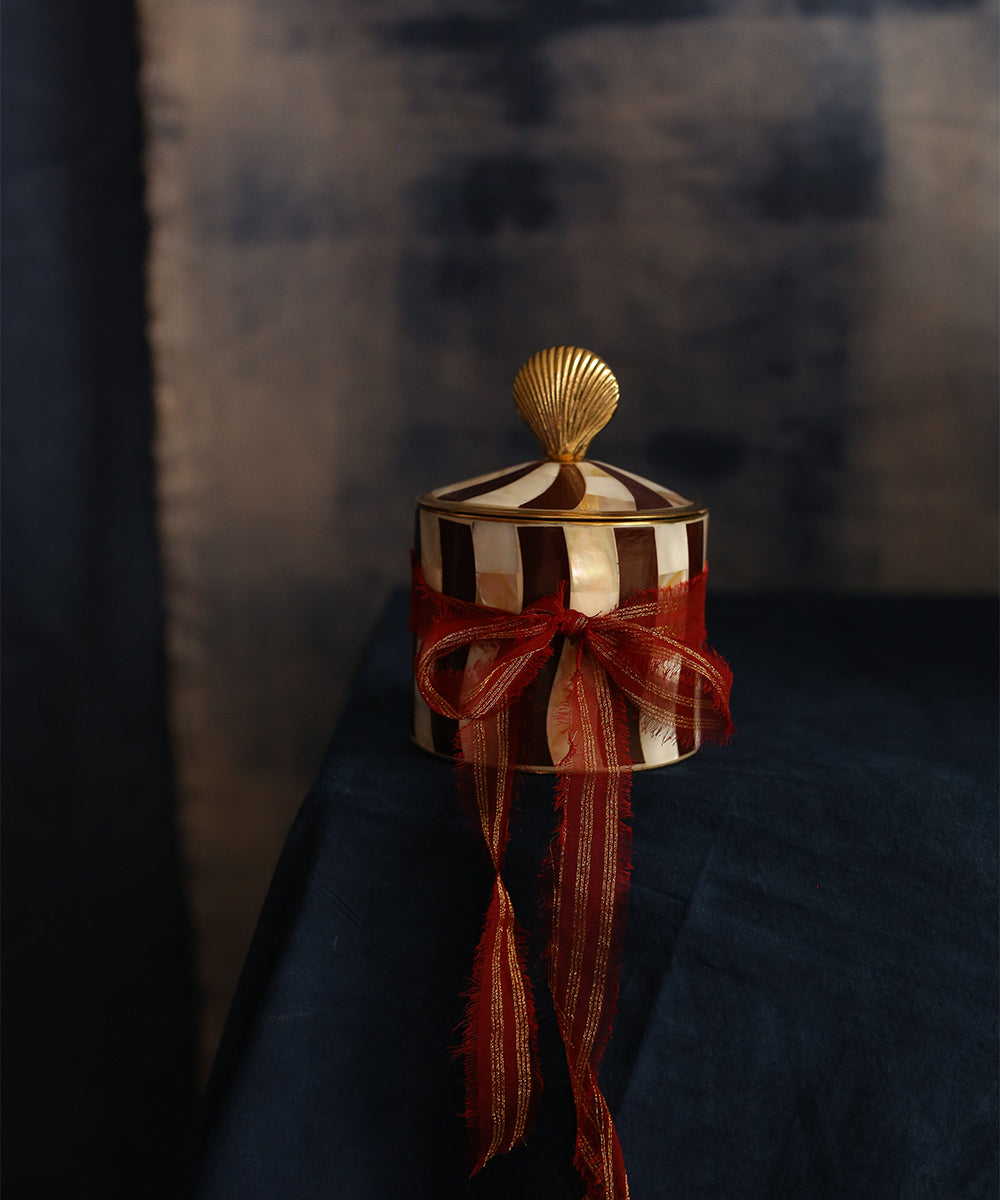 Boîte Circus Abby Shell bordeaux, grande