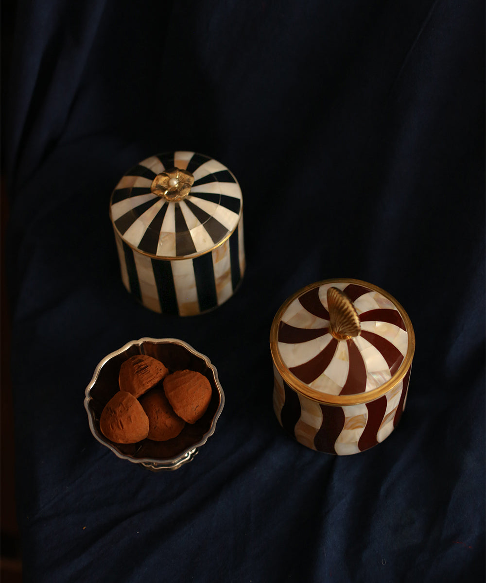 Boîte Circus Abby Shell bordeaux, grande