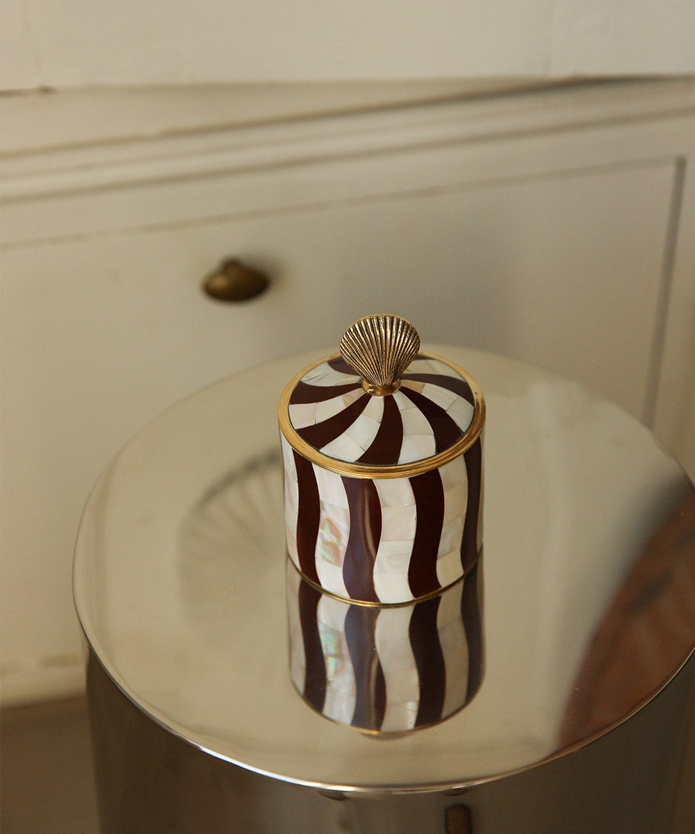 Boîte Circus Abby Shell bordeaux, grande