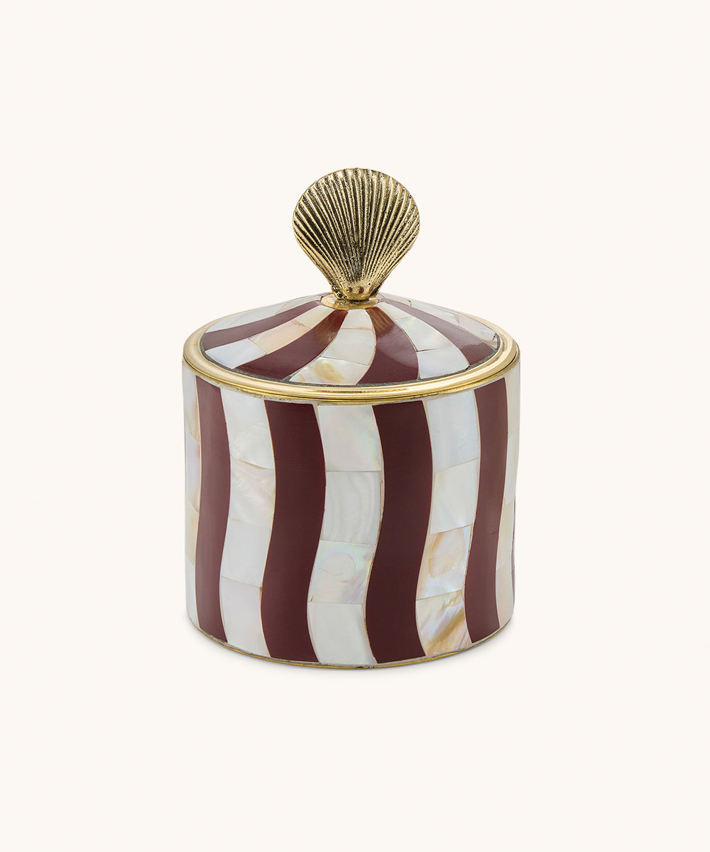 Boîte Circus Abby Shell bordeaux, grande