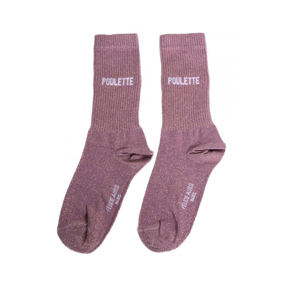 Chaussettes Poulette à paillettes