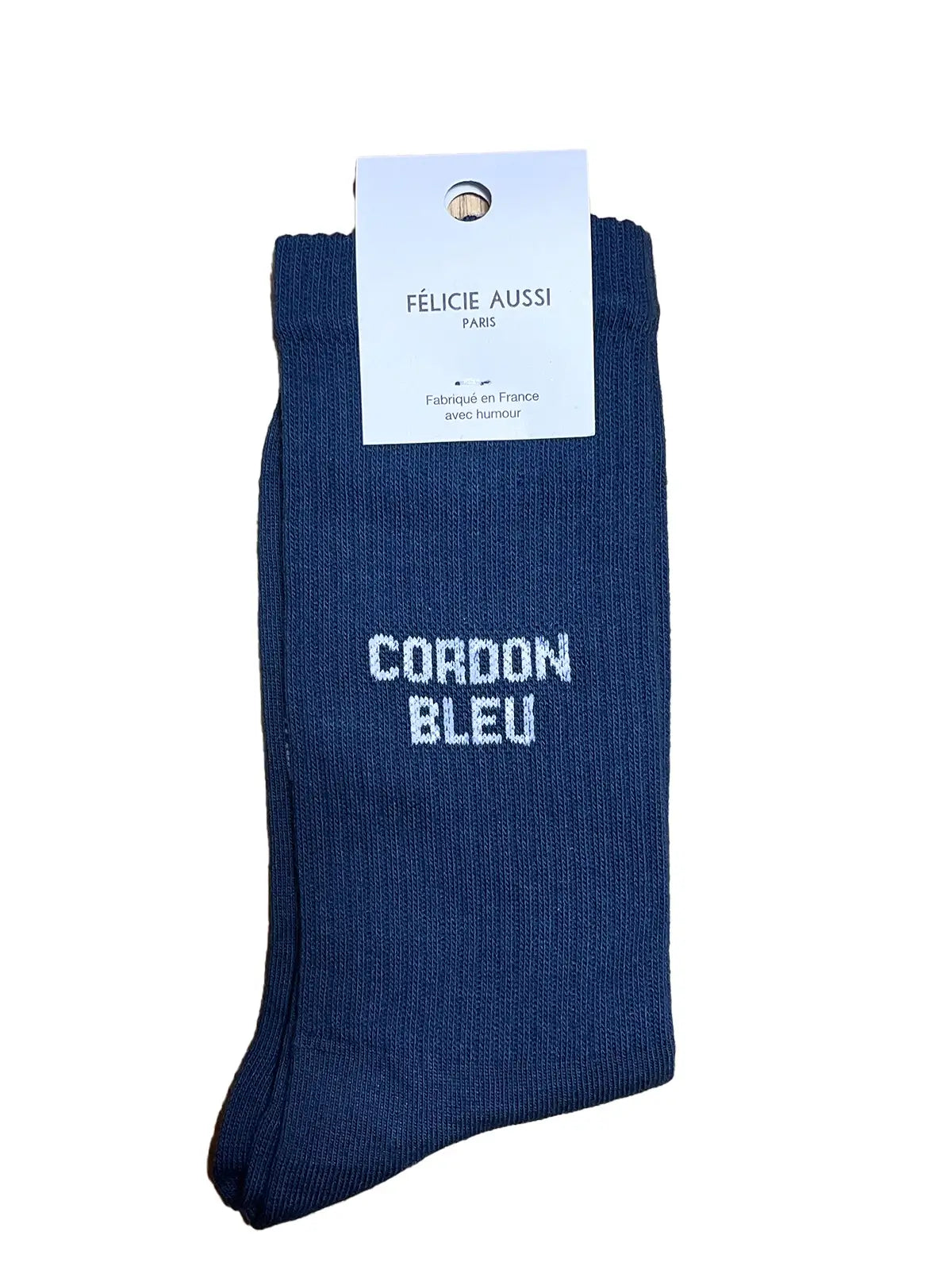 Félicie Aussi “Cordon Bleu” blue socks 36/40