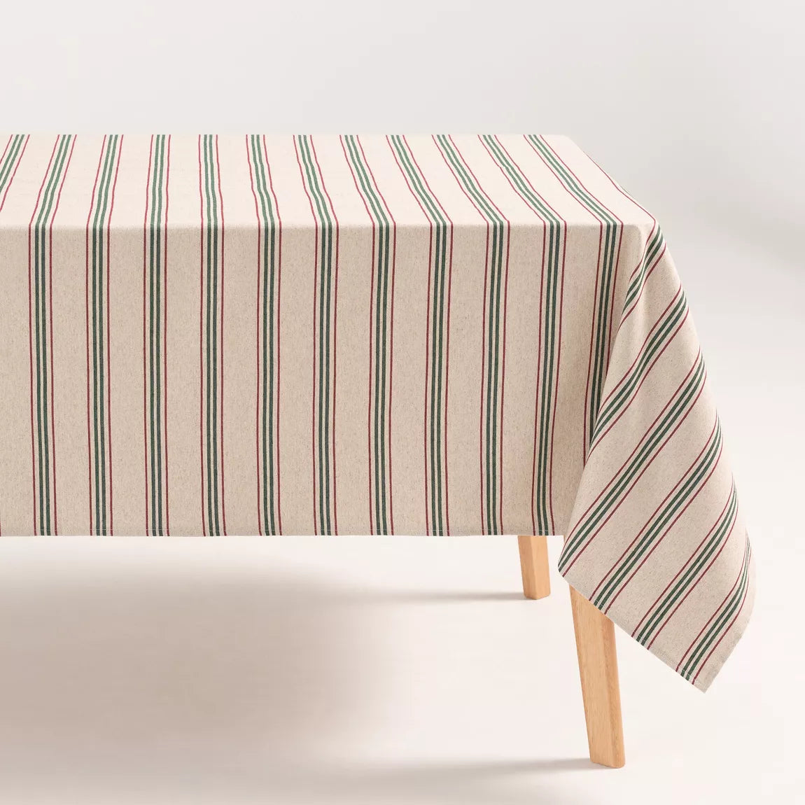 Nappe de Noël Bardy en lin et coton doux (140 × 350 cm)