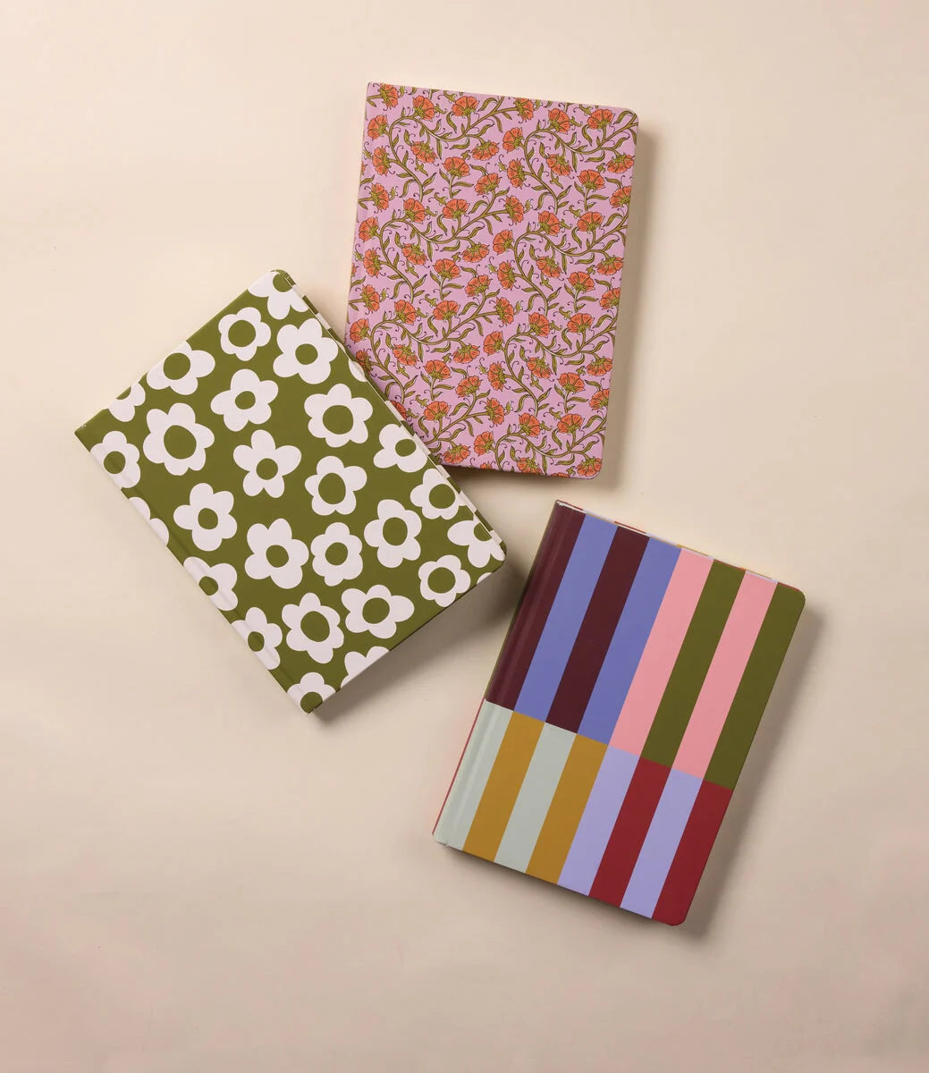 Grand journal doux Rayures Grasses et audacieuses