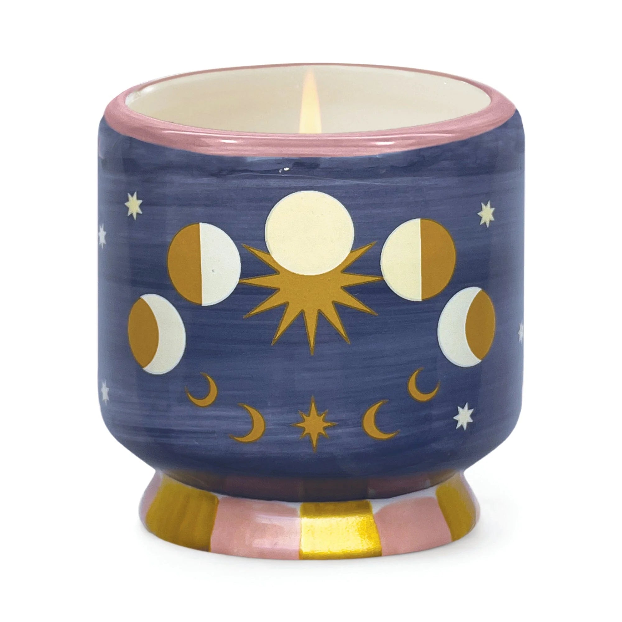 Bougie Phases de la lune Jasmine et Rose