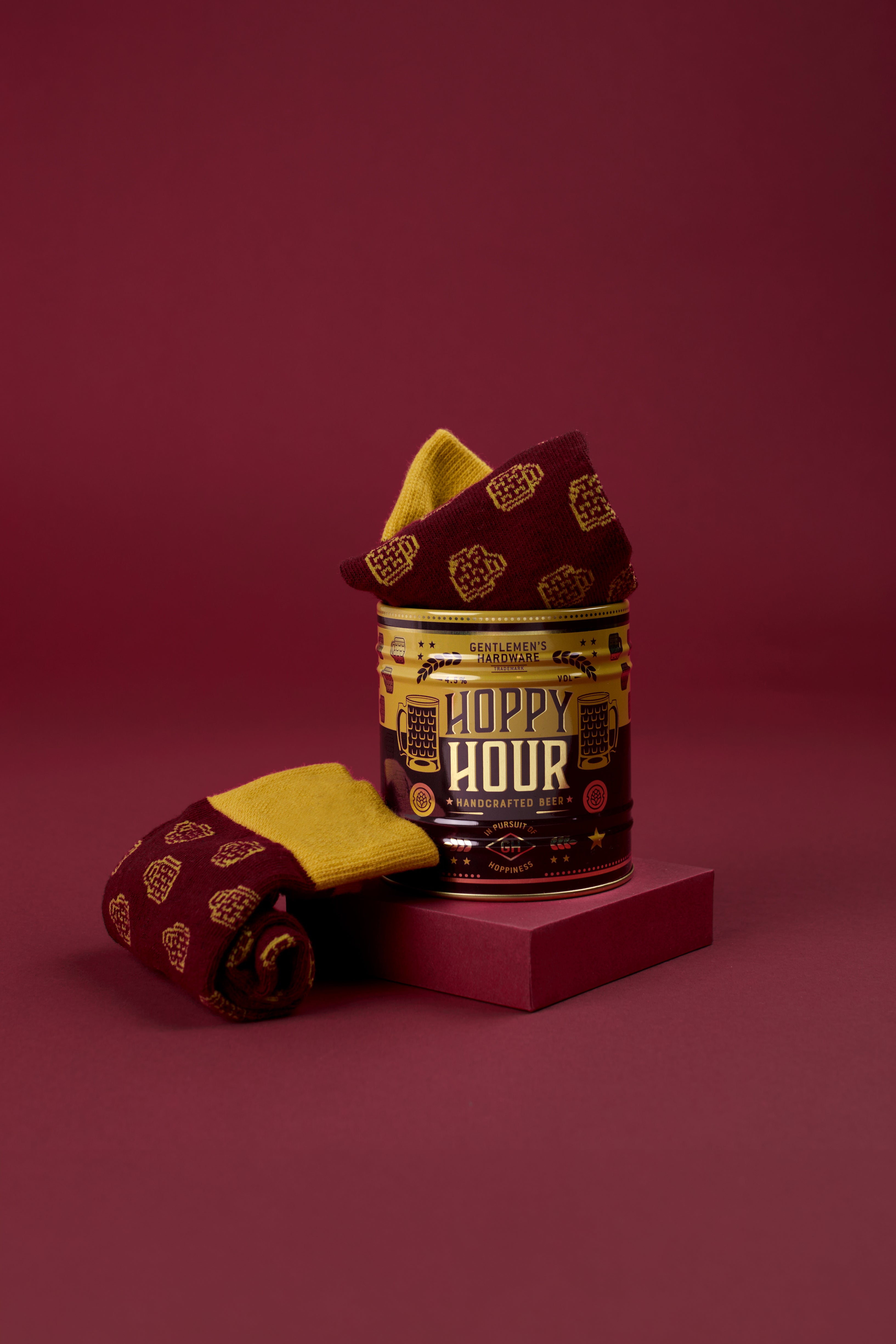 Chaussettes en canette Bière