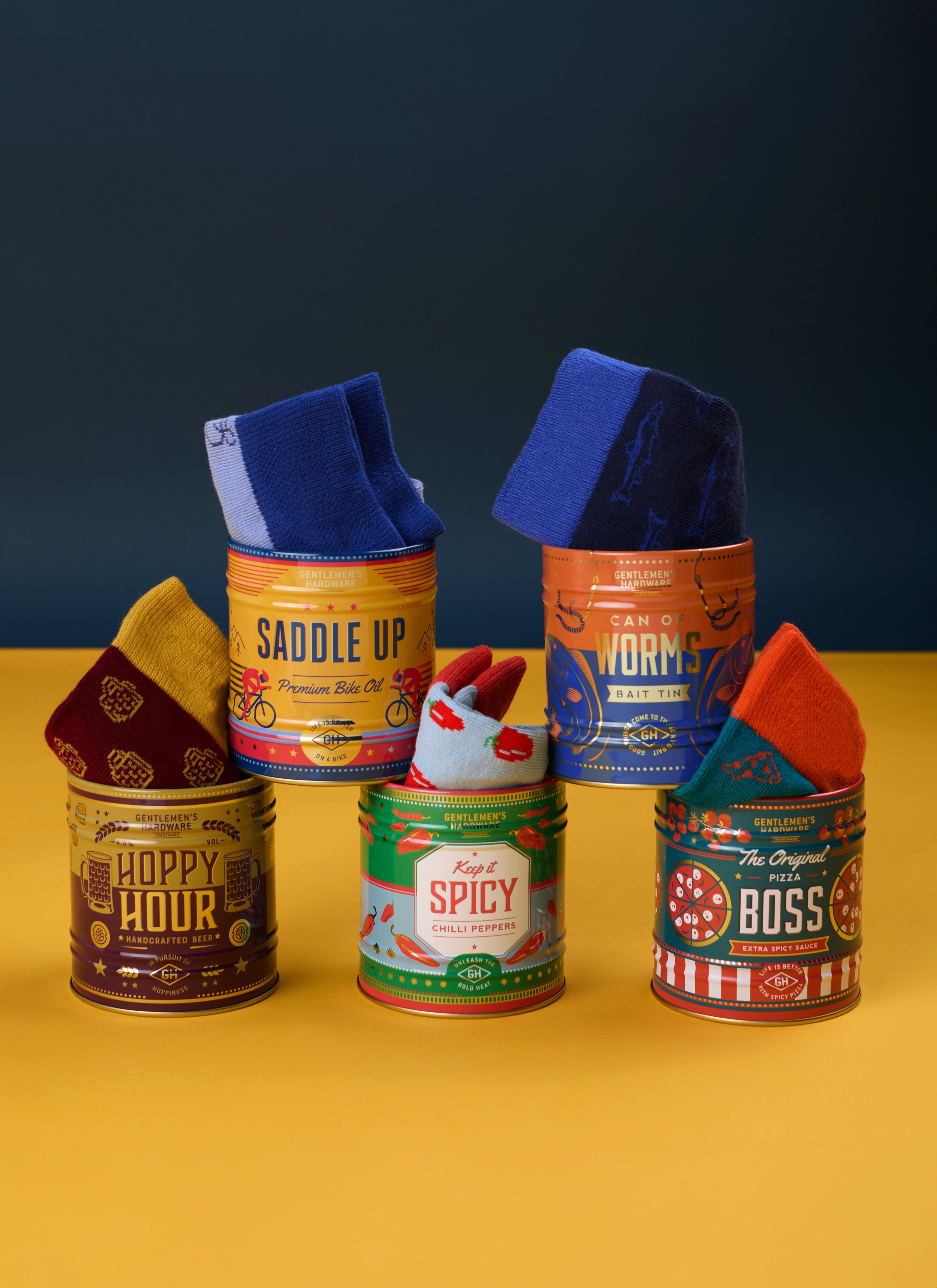 Chaussettes en canette Bière