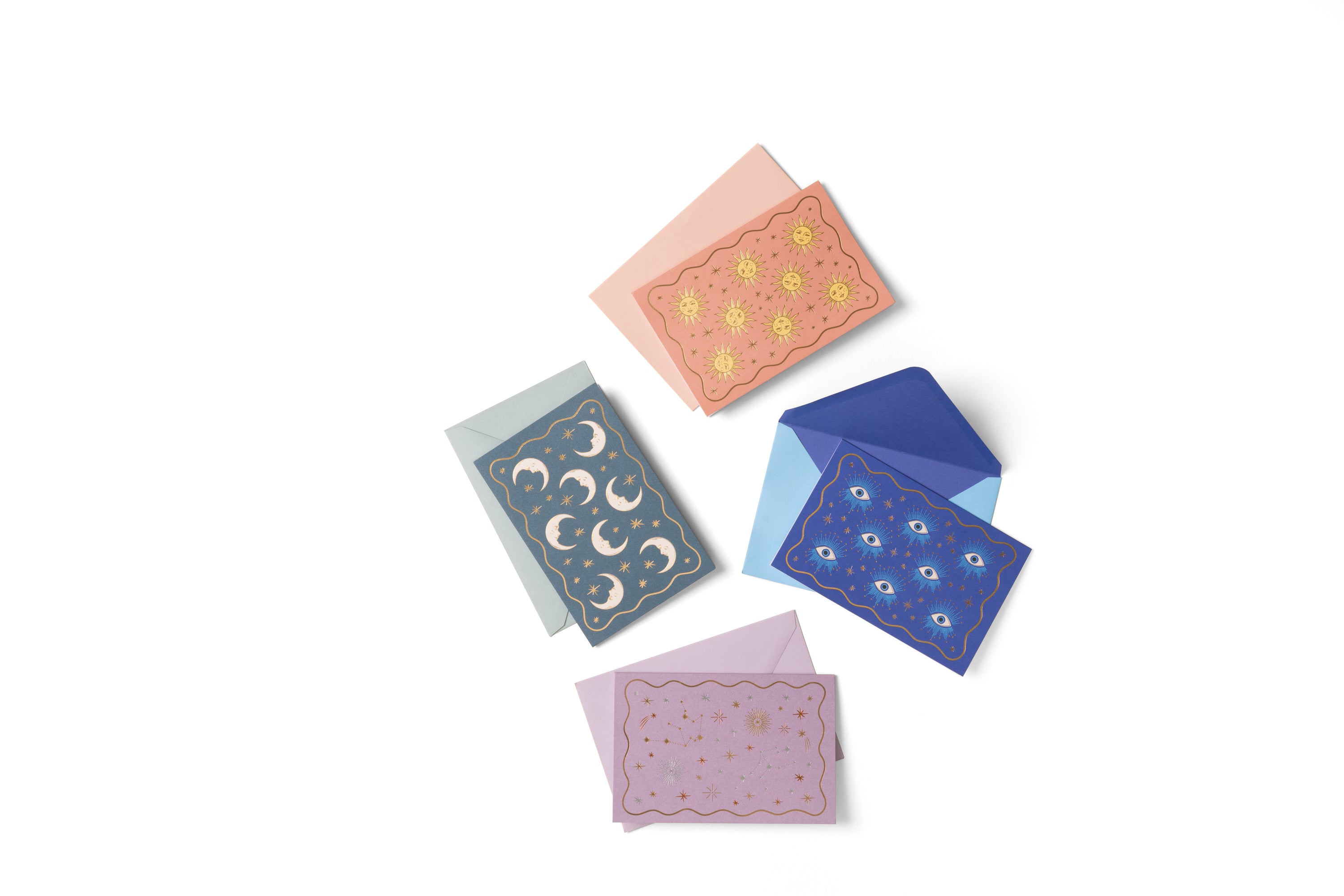 Cartes postales Célestes (coffret de 16 cartes)