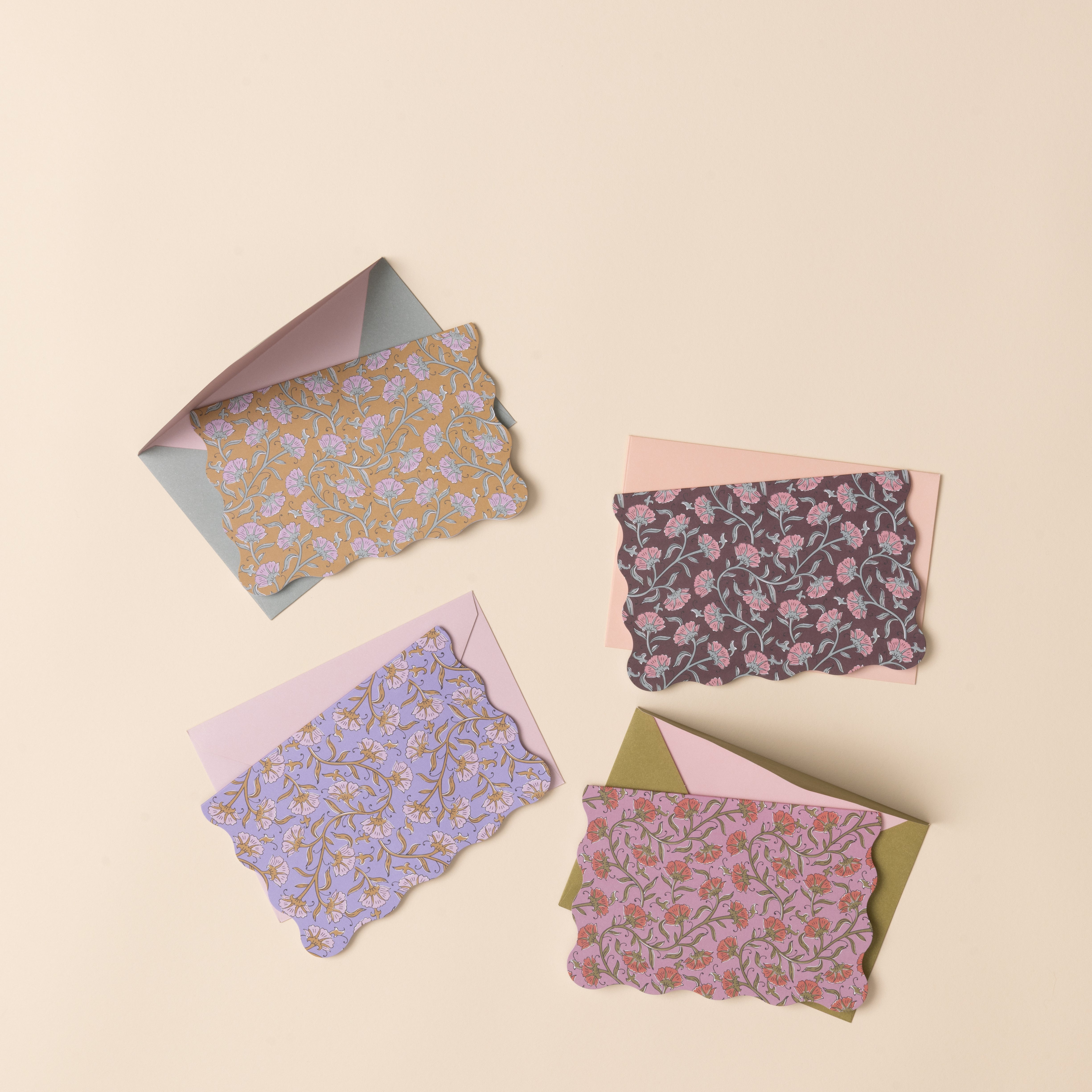 Cartes postales Florales vintage (coffret de 16 cartes)