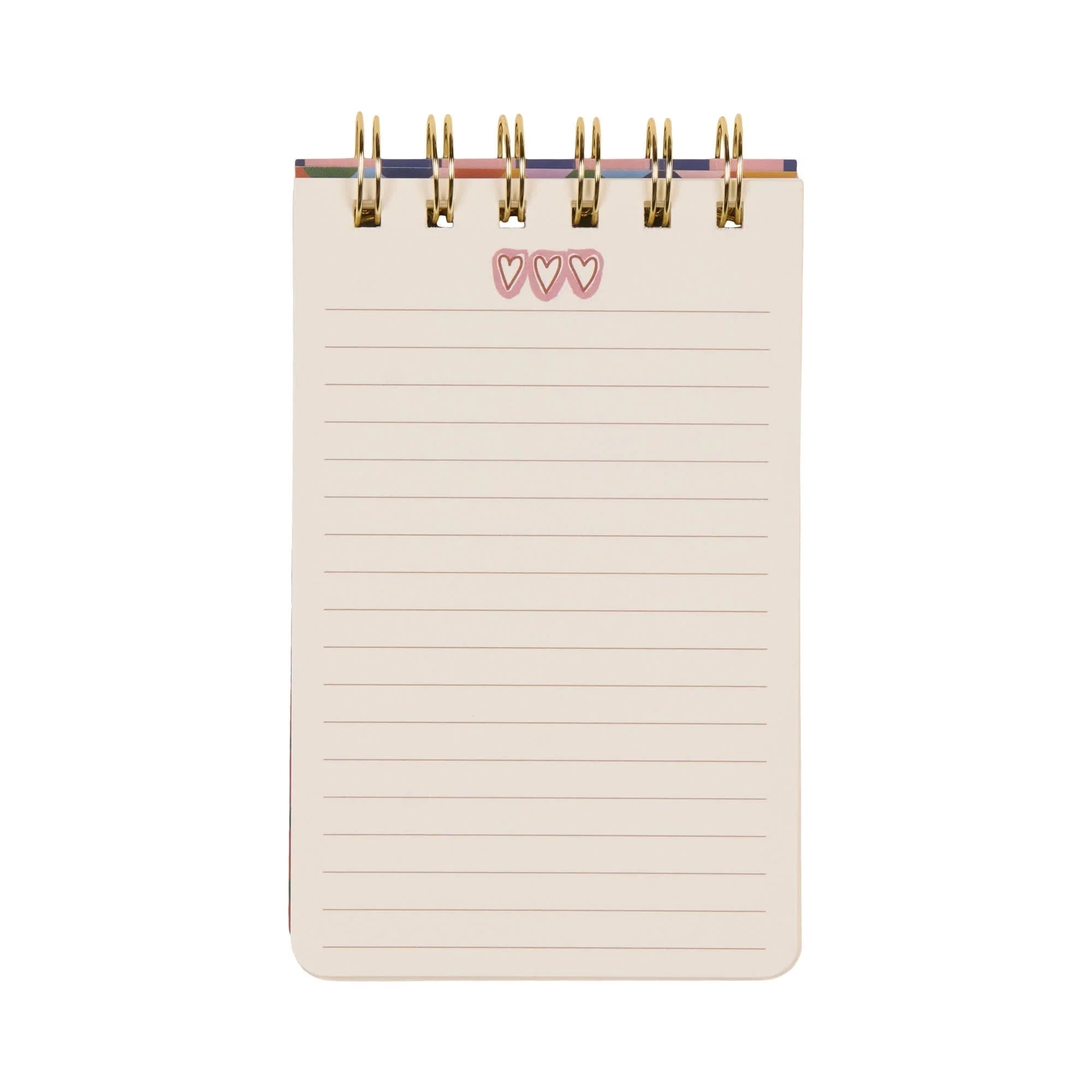 Bloc-notes double fil Adopo Coeurs