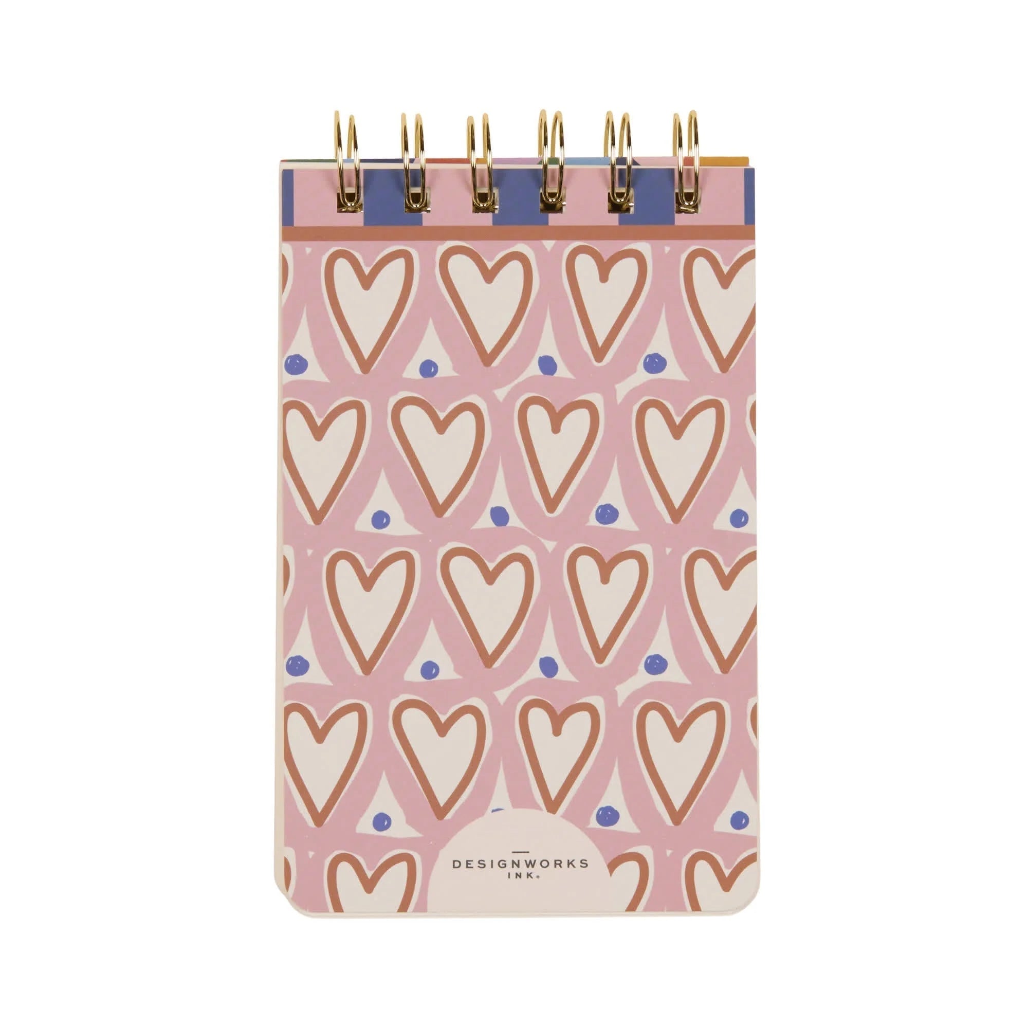 Bloc-notes double fil Adopo Coeurs