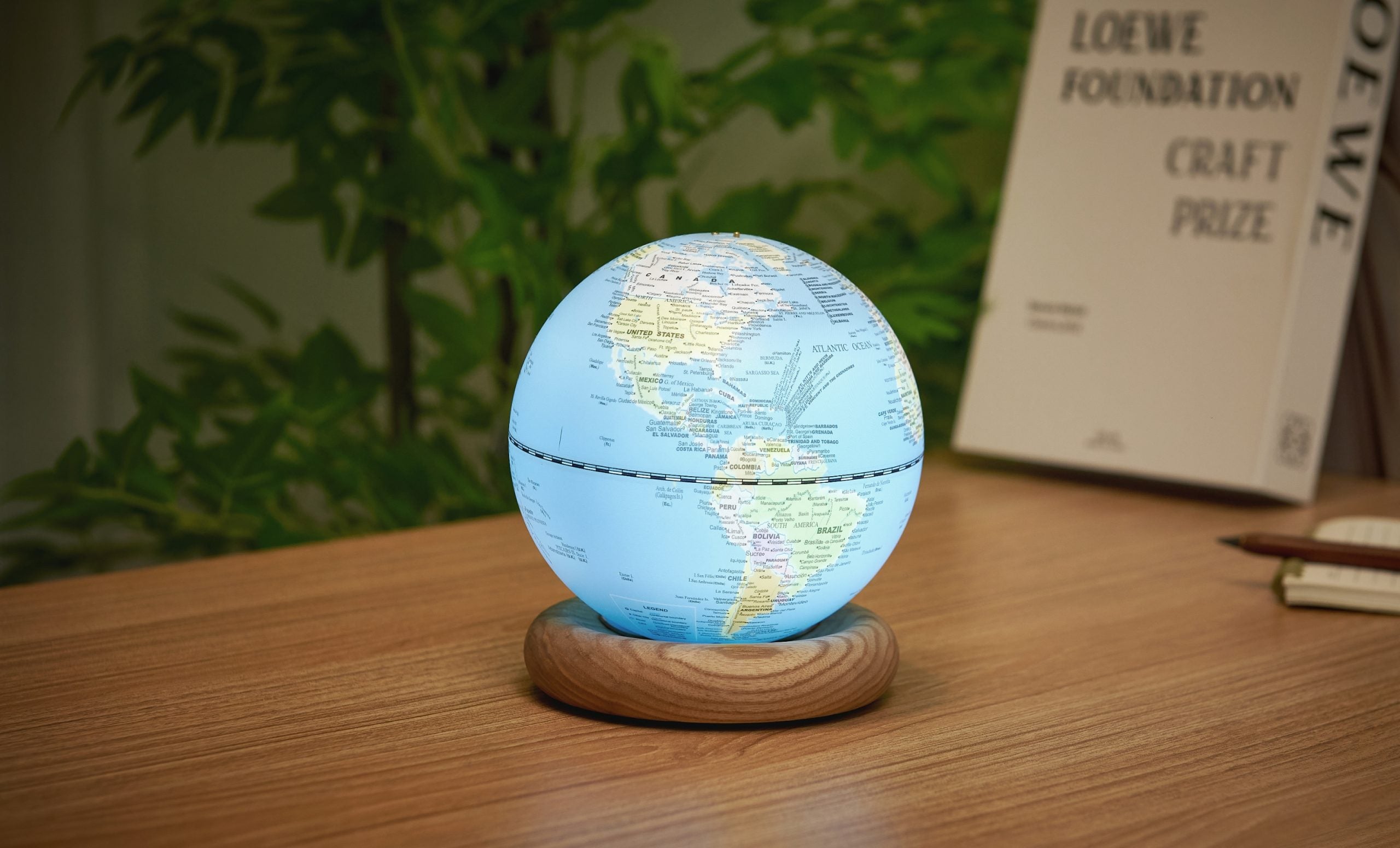 Mini globe Atlas lumineux