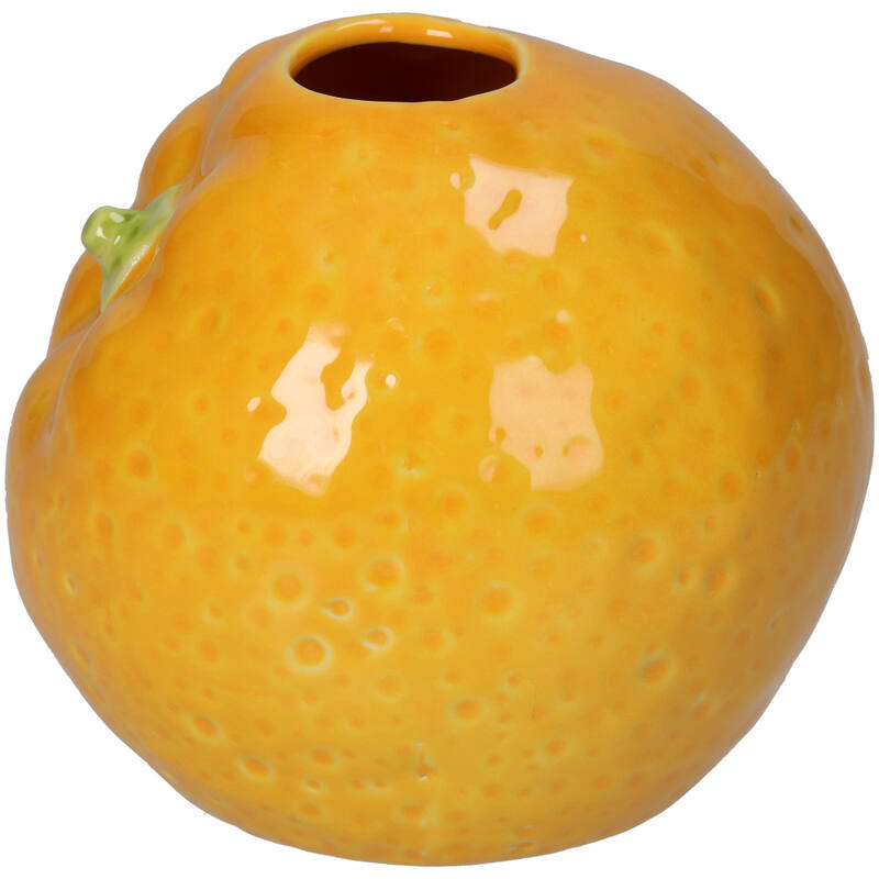 Vase fruit en forme d'Orange en faïence