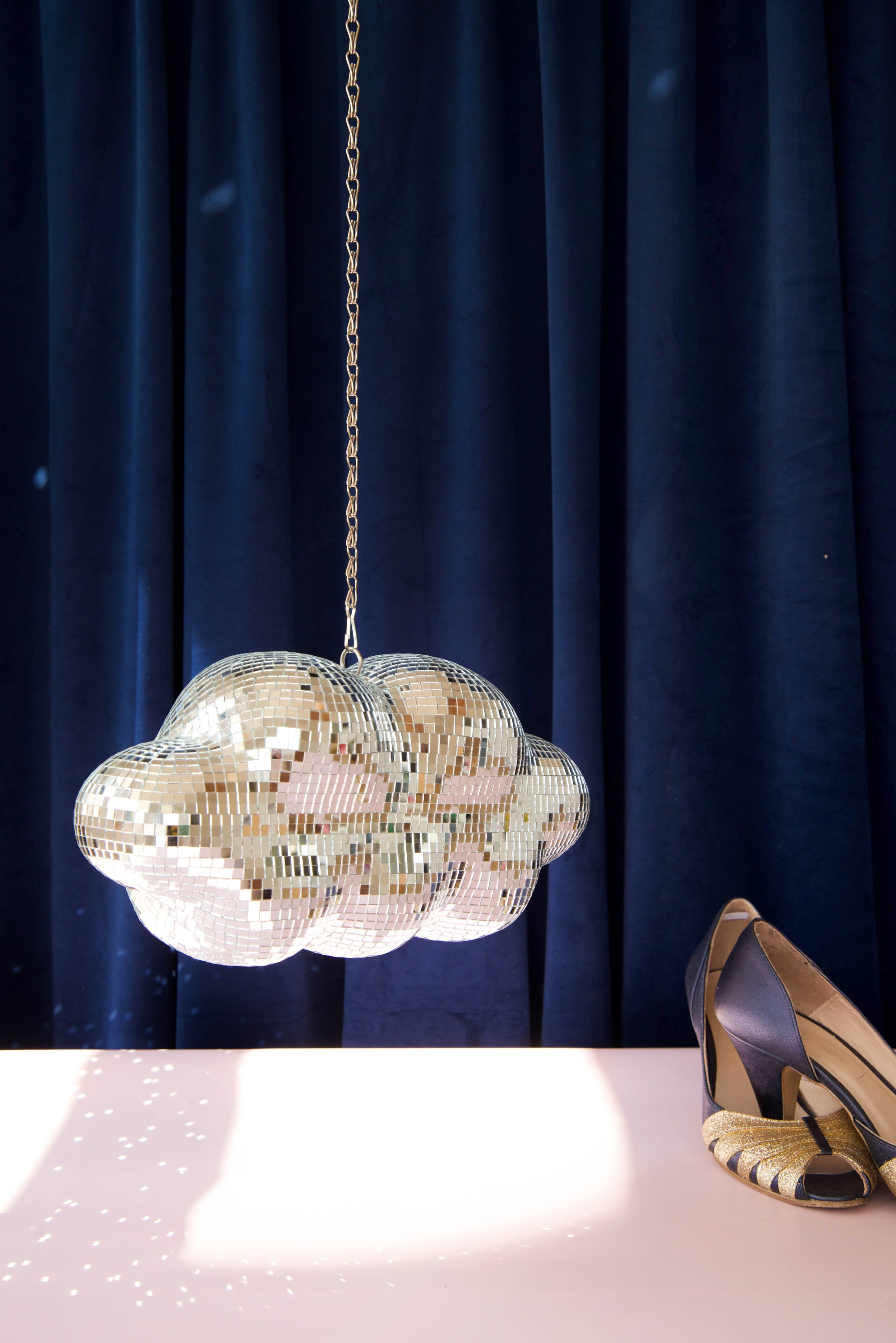 Suspension murale — Nuage disco à suspendre 30cm — vue 4 — L'expressionist