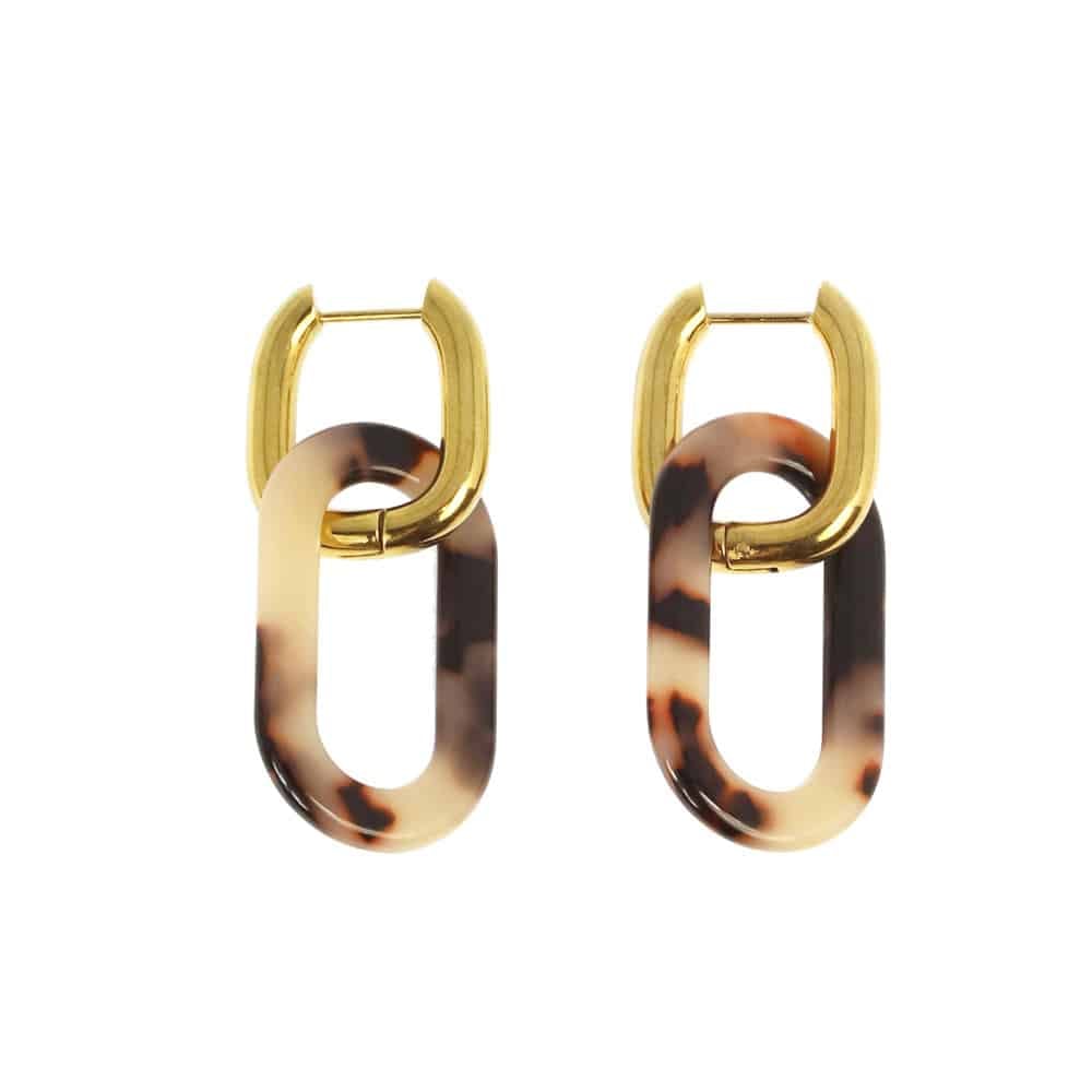 product images - Les Cléias - CLE-24ACER140-2 - Boucles Lamine Beige 1