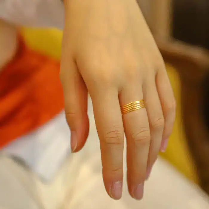 Bague Léontine en acier