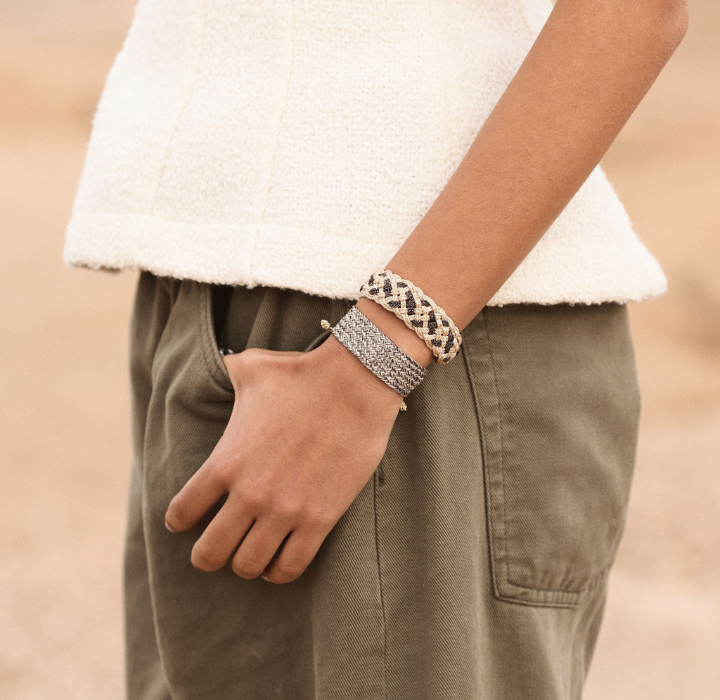 Maxi Ania Bracelet No. 1, Gold Basil