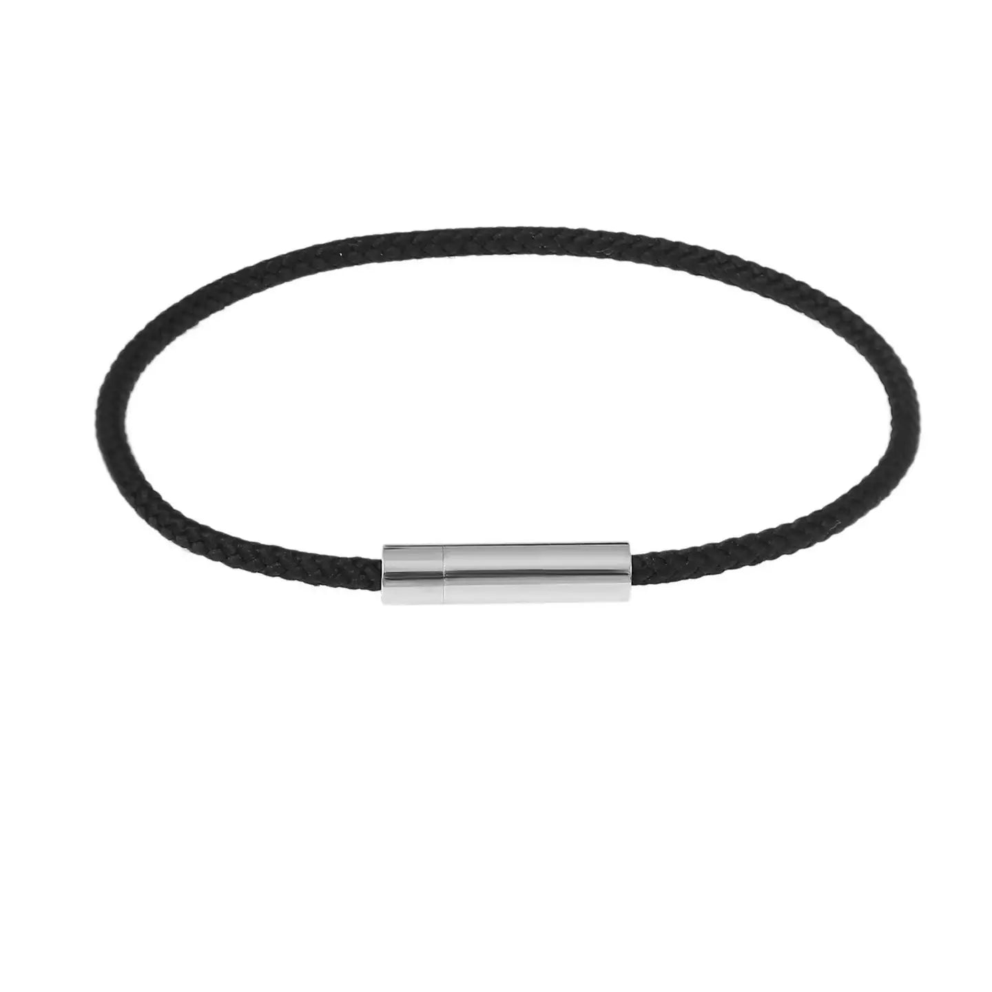 Sail Rope Bracelet with Silver Tone Clasp