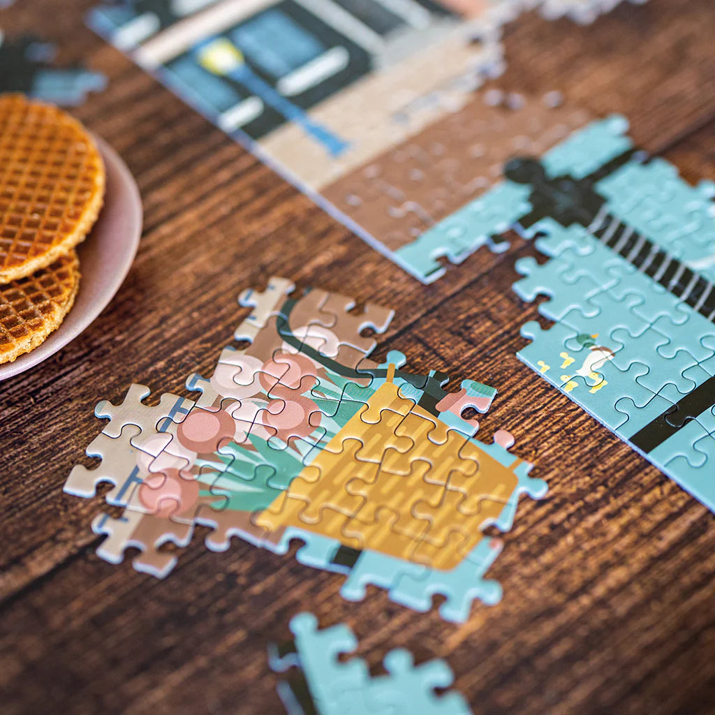 Puzzle 1000 pcs Pédalons au fil de l'eau