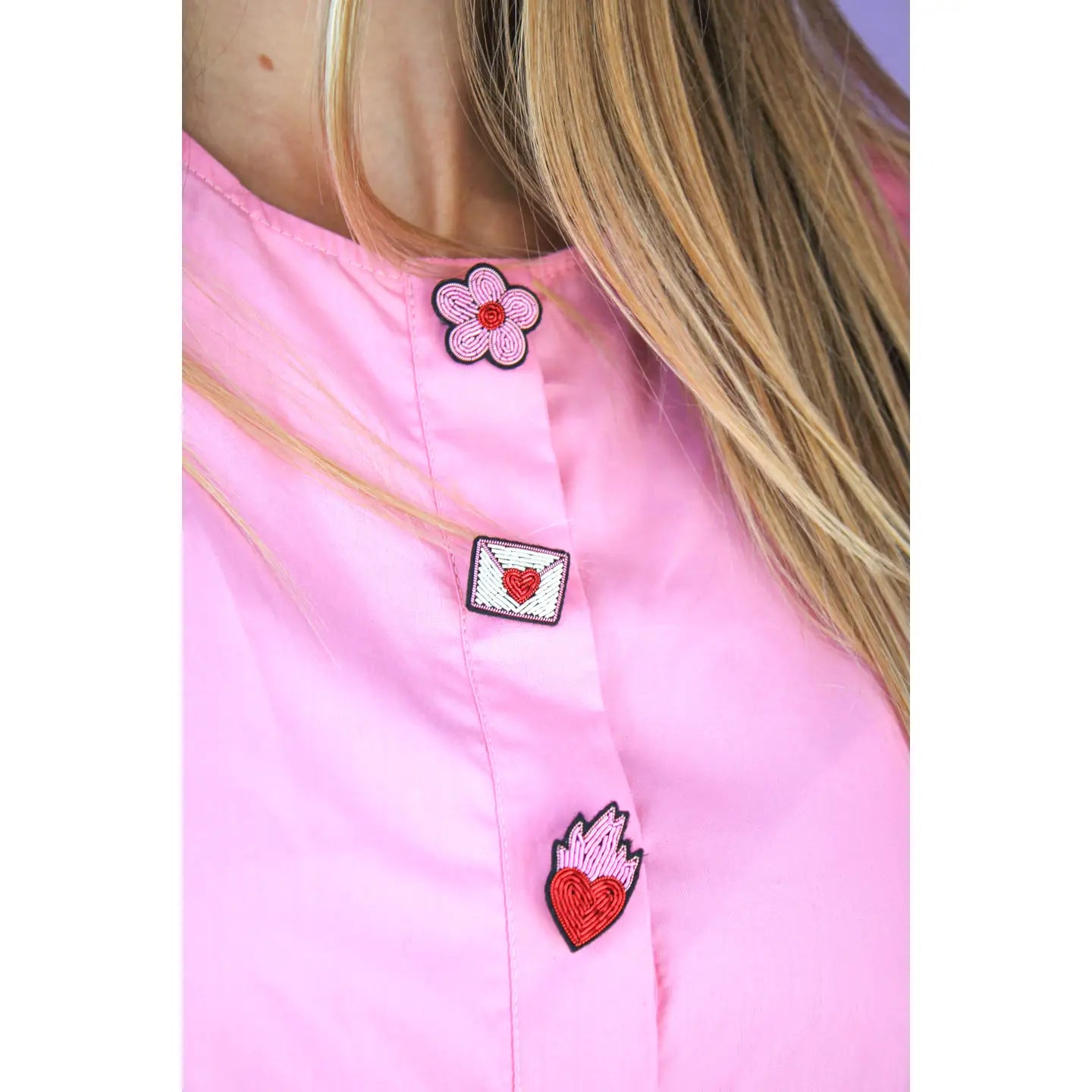 Broche — Malicieuse Love Letter Envelope Brooch — view 2 — Malicieuse