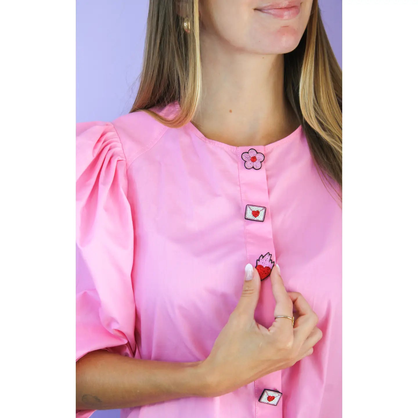 Broche — Malicieuse Love Letter Envelope Brooch — view 4 — Malicieuse