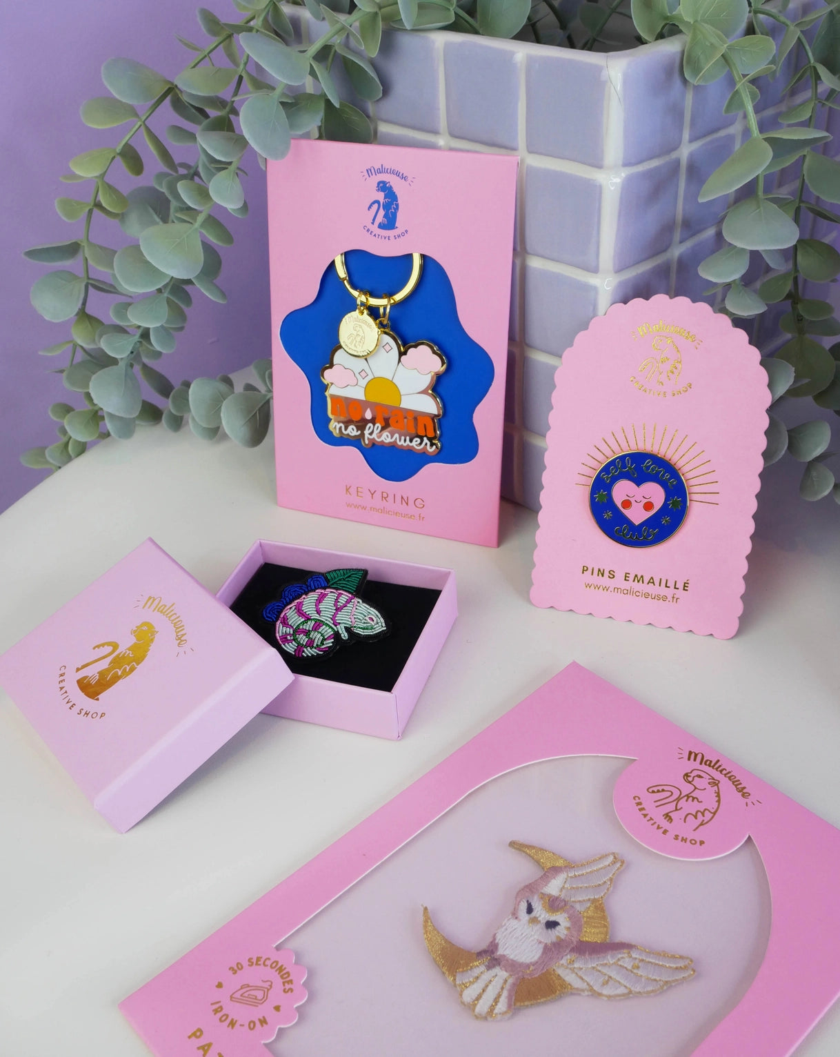 Broche Nuage & Lune