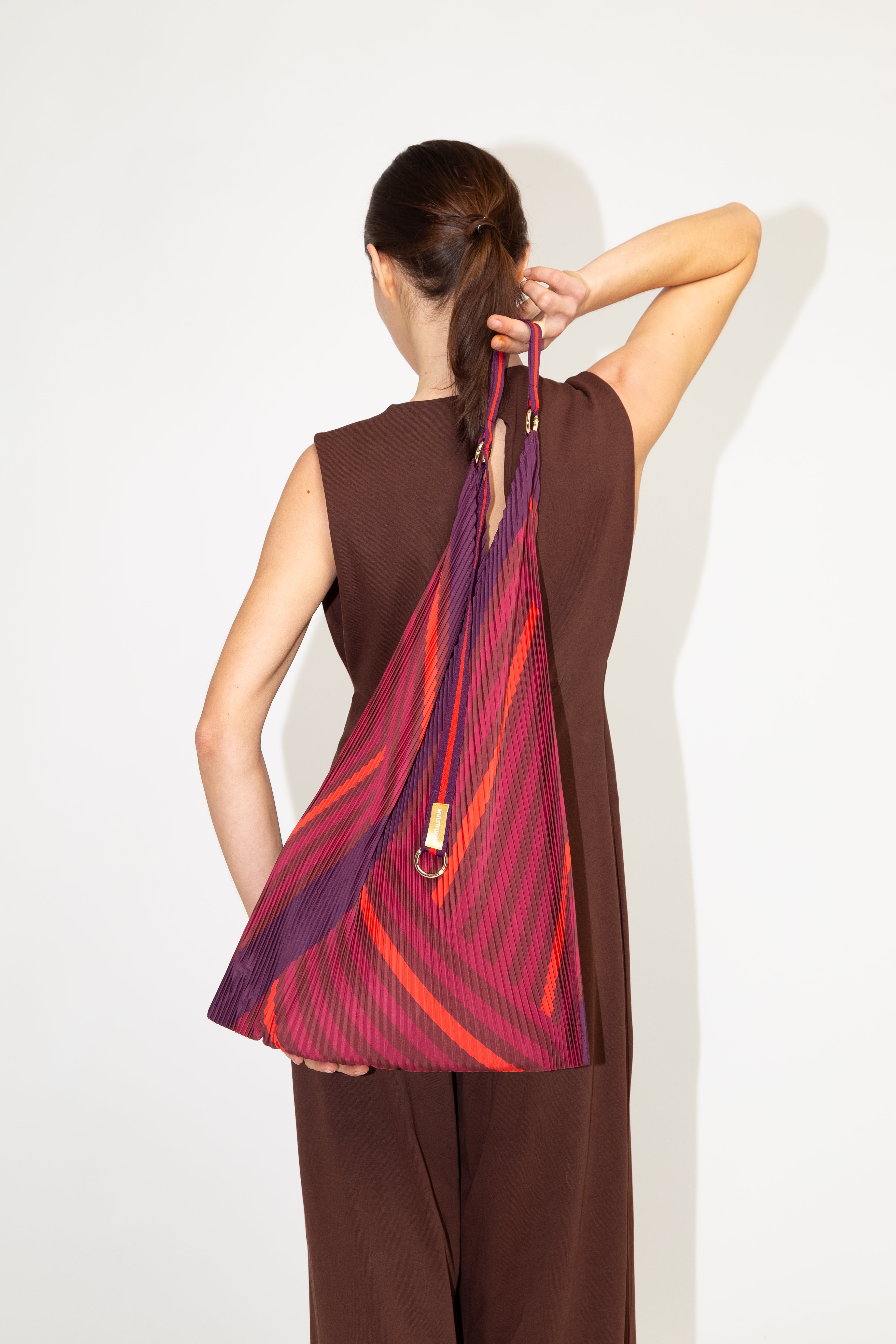 Stefania Pleated Y Bag