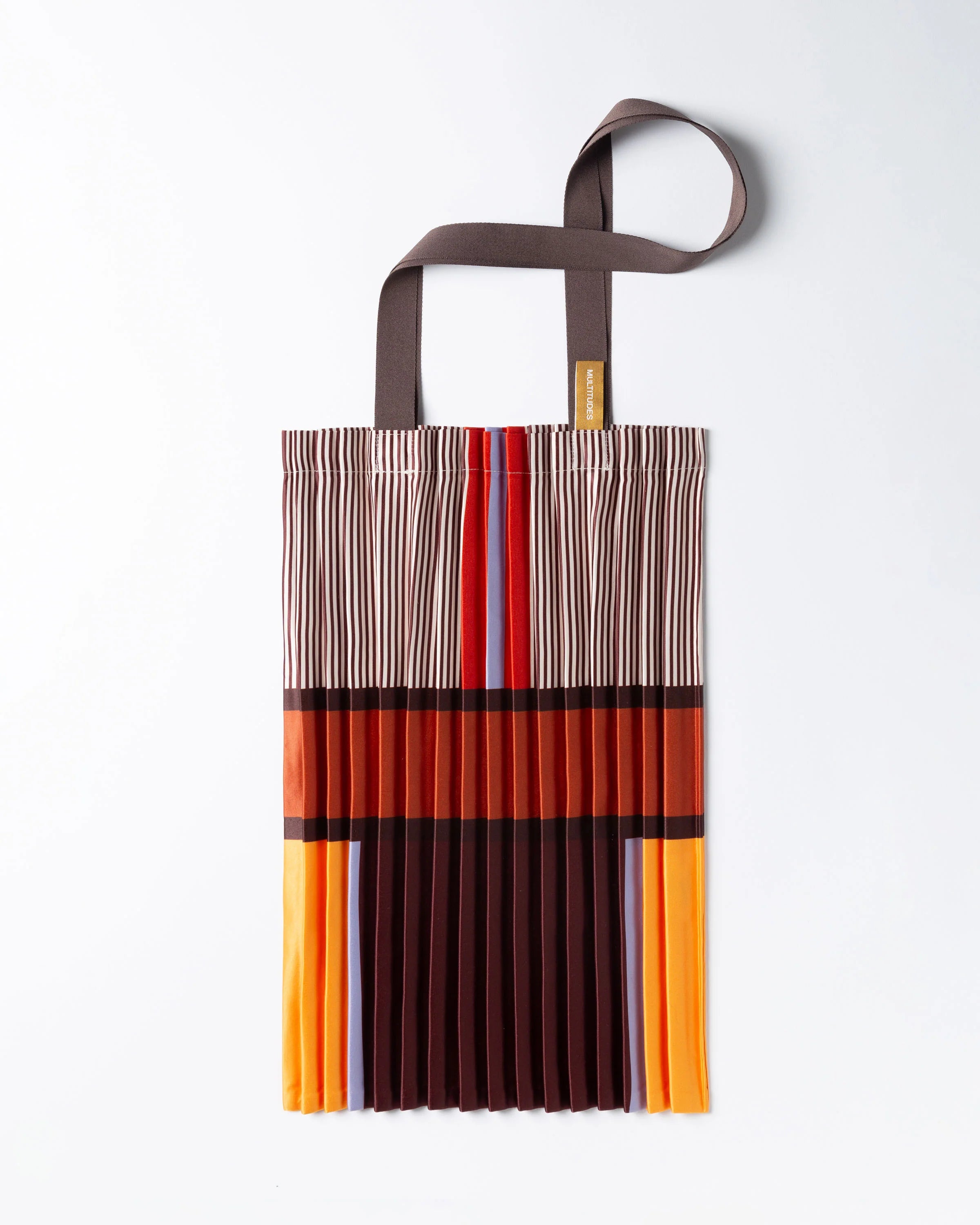 Bagheria Pleated Satin Tote Bag 40 × 48 cm