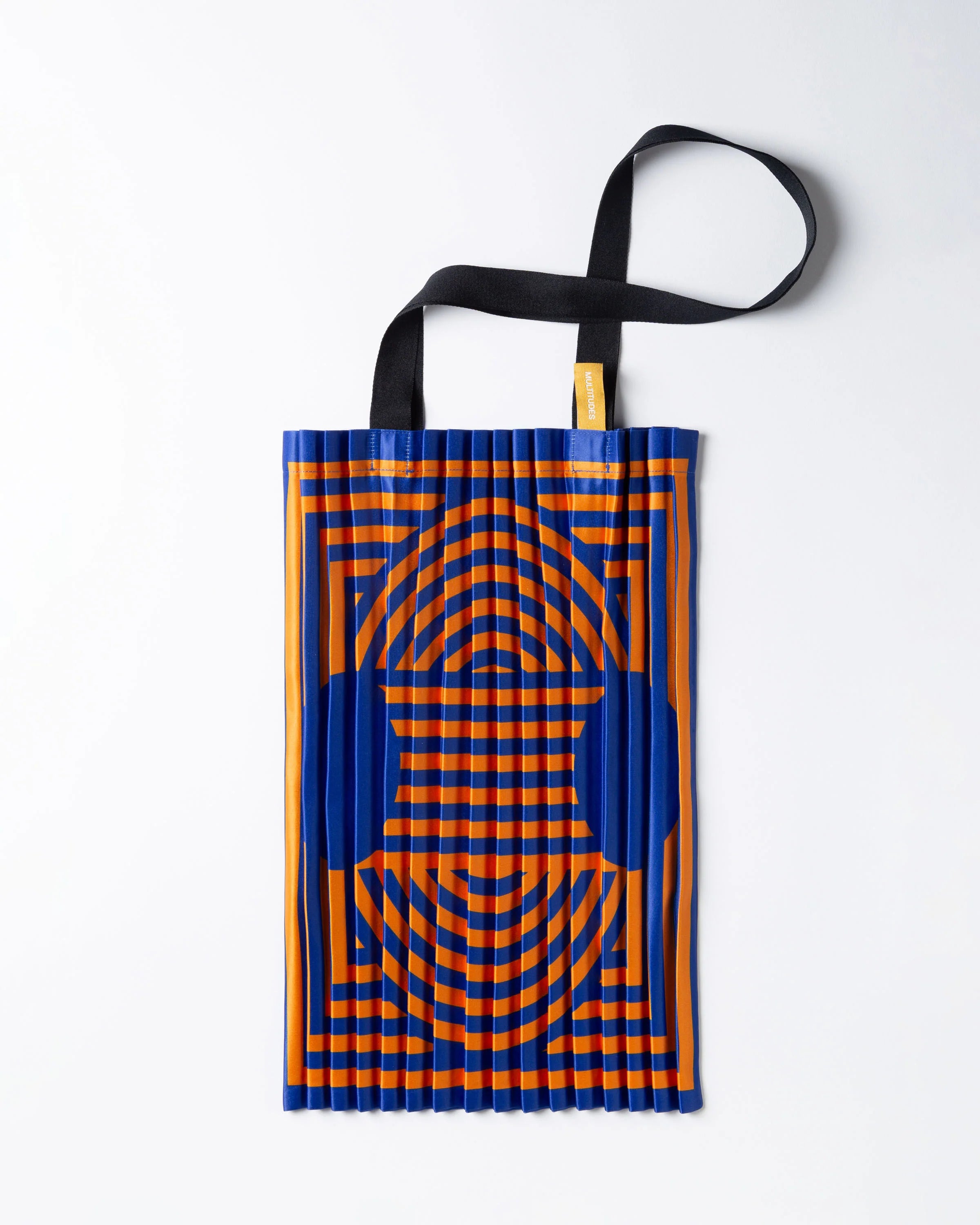 Marzamemi Pleated Satin Tote Bag 40 × 48 cm