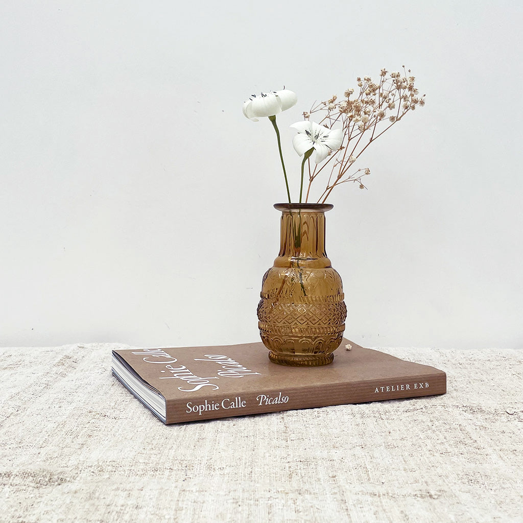 Vase Minimum marron