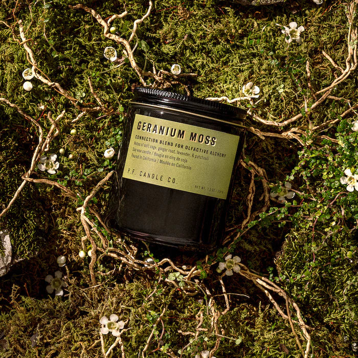 Bougie de soja Mousse de Géranium, 200g