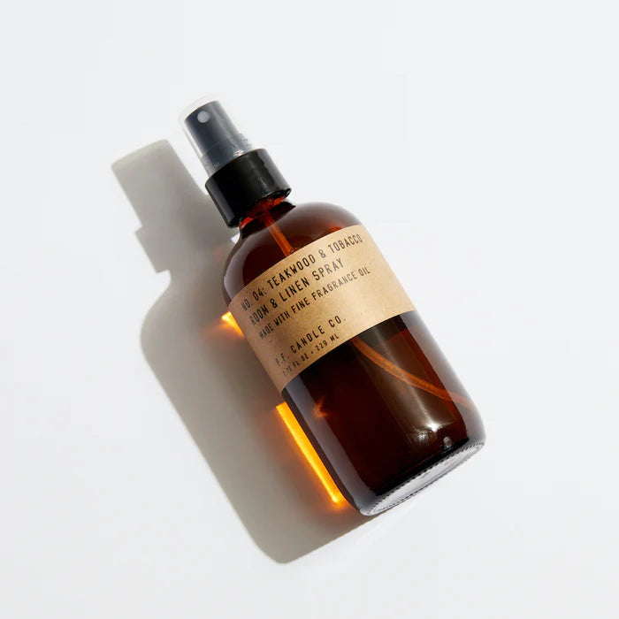 Teck et tabac – Spray d'ambiance et de linge de 230ml