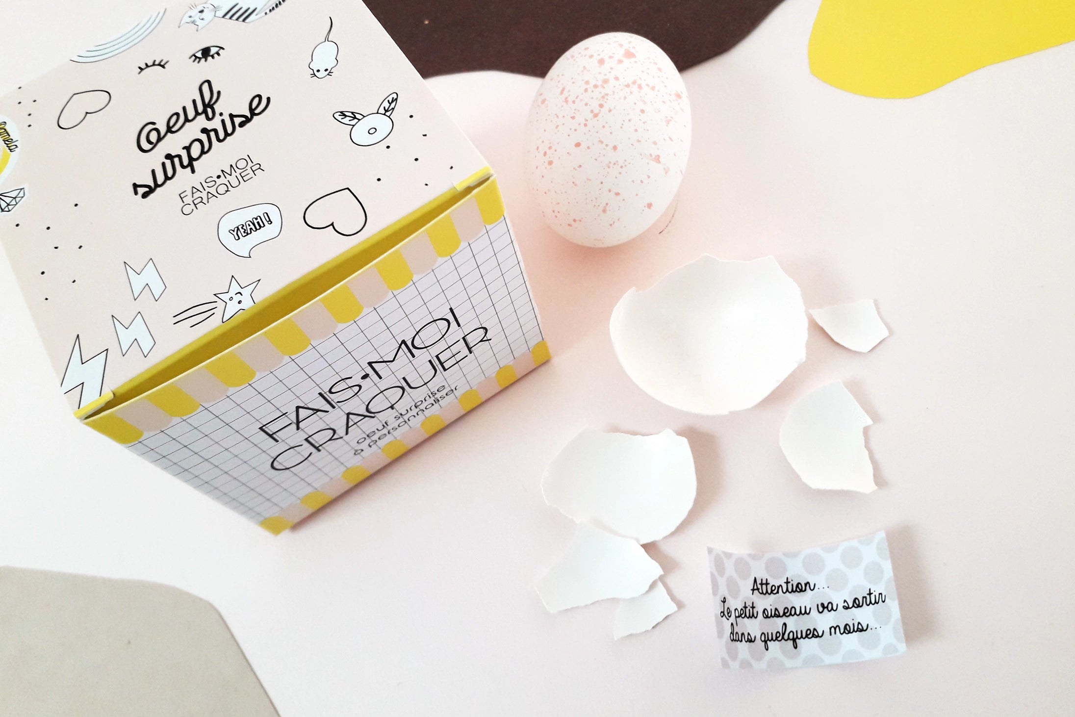 Fais-moi craquer Œuf surprise à message personnalisable