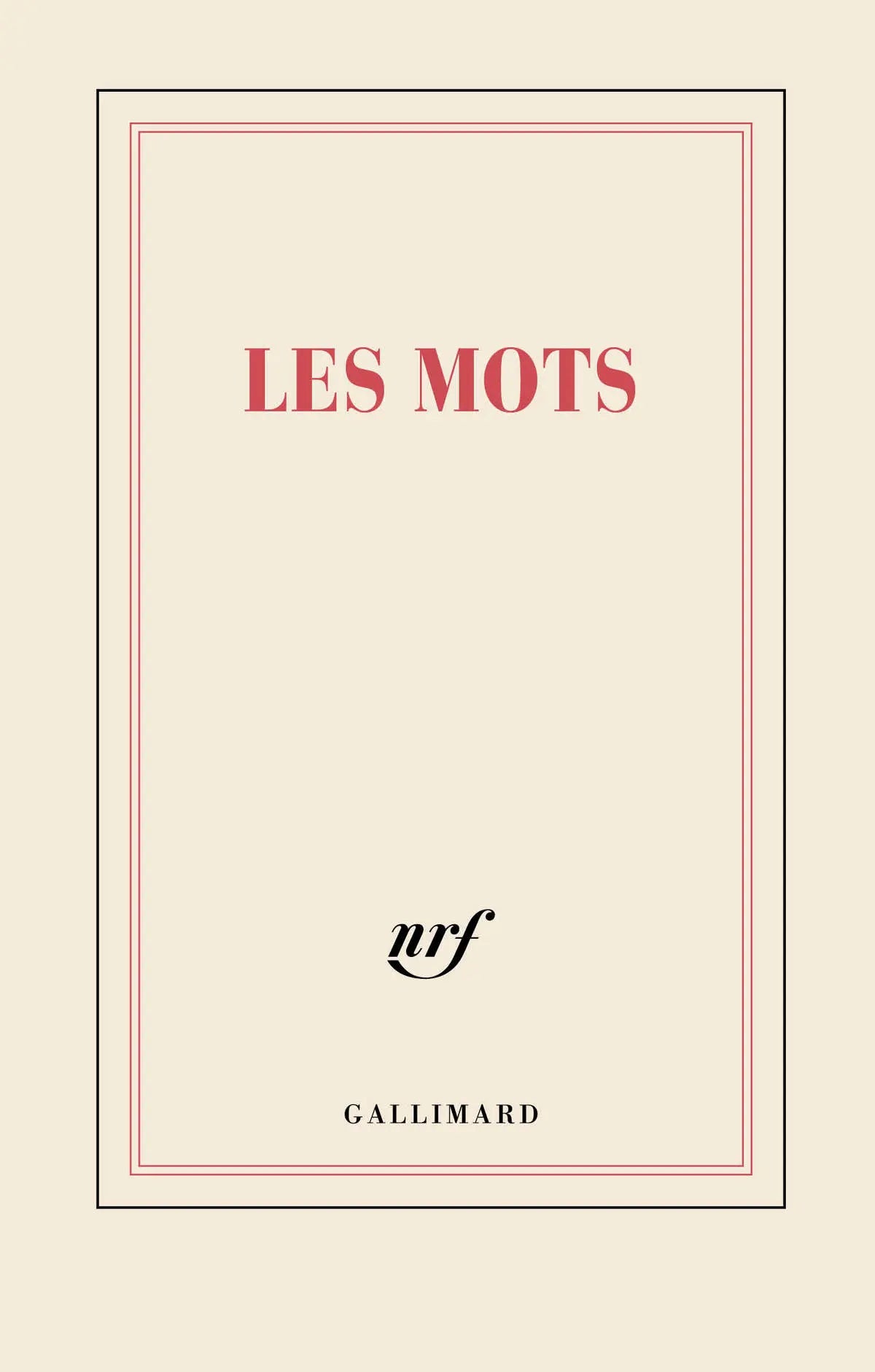 Carnet « Les mots »