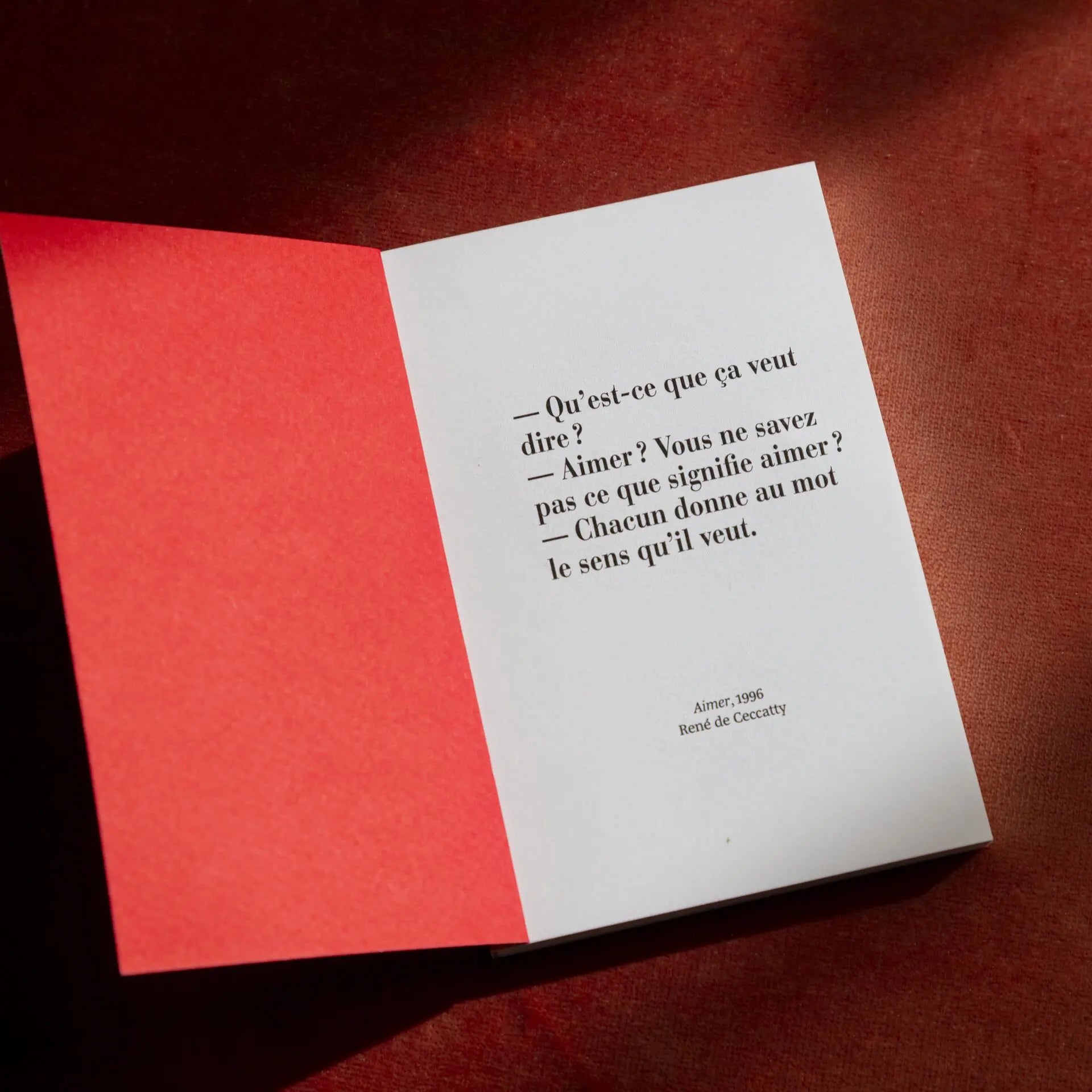 Carnet poche « Aimer »