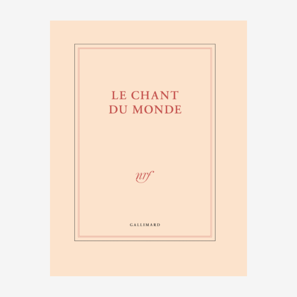Grand carnet de dessin « Le chant du monde »