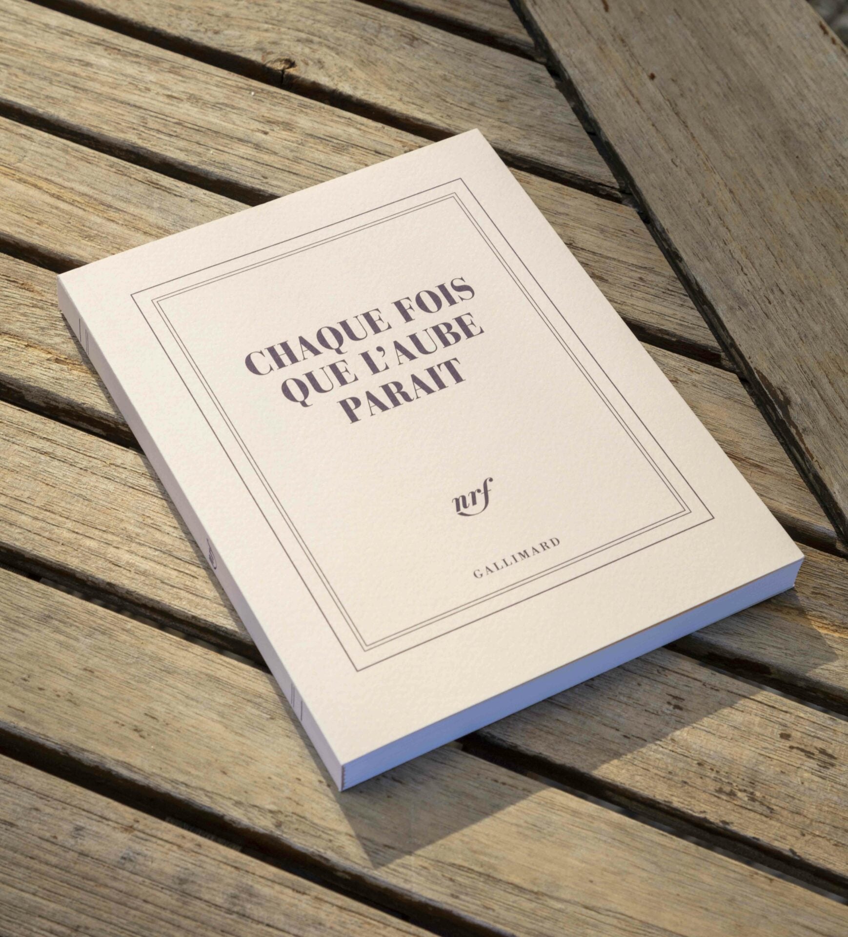 Carnet carré « Chaque fois que l'aube paraît »