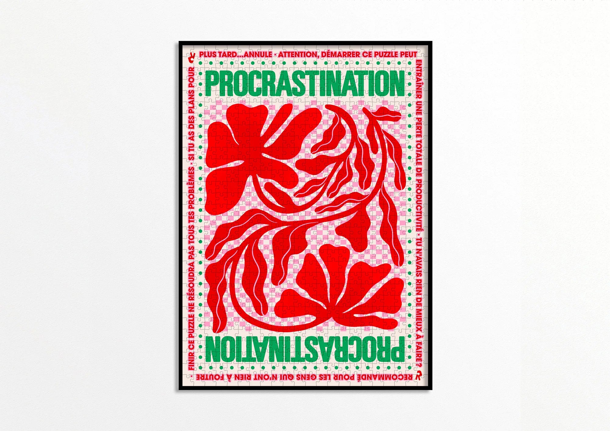 Puzzle 1000 pièces - Procrastination