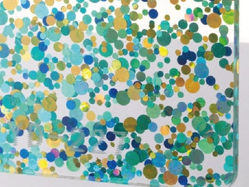 Porte-clés à paillettes