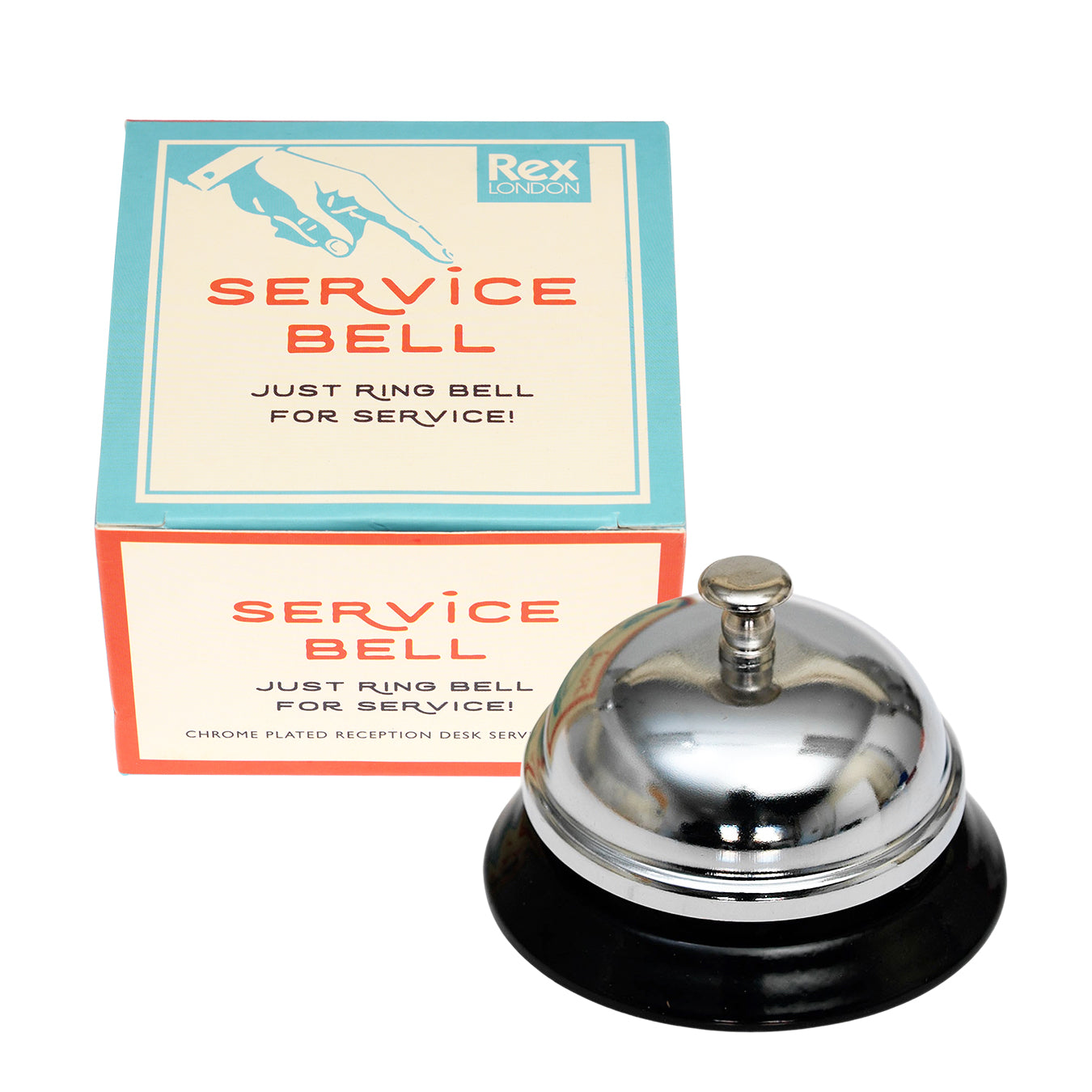 Cloche de service chromé