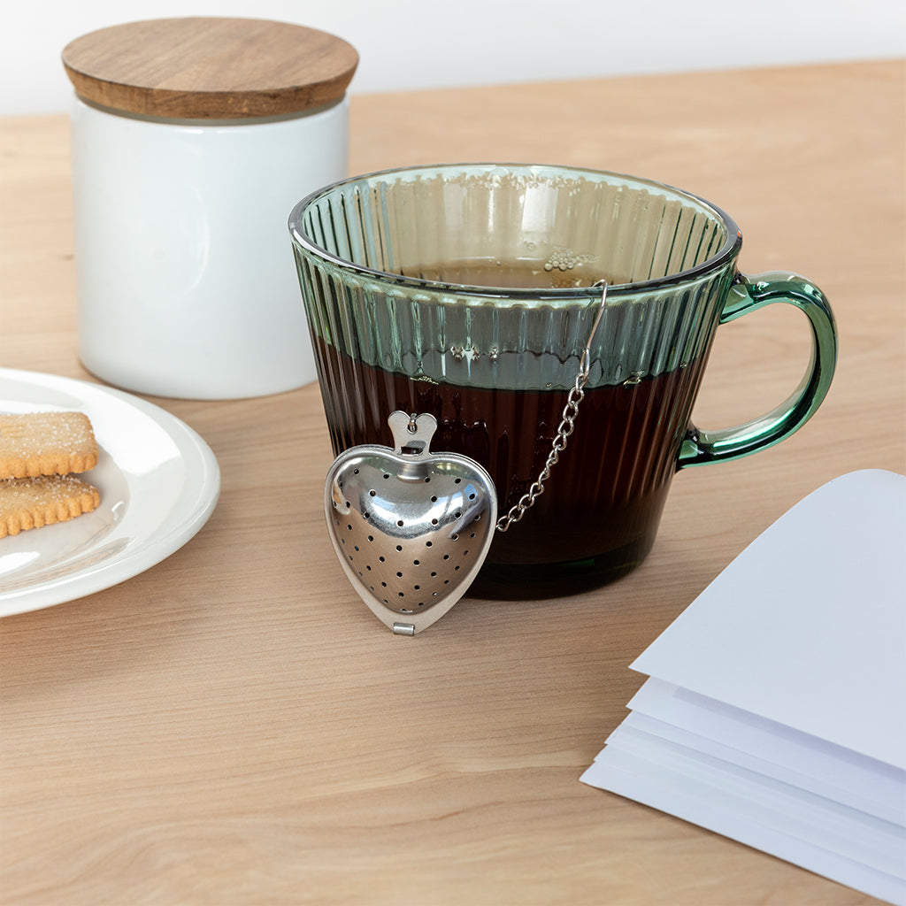 Infuseur à thé en inox coeur