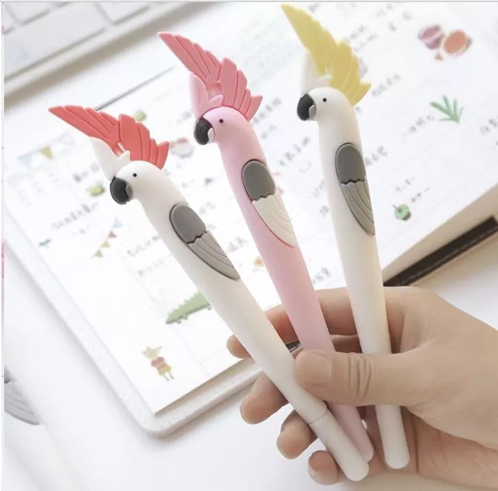 Stylo perroquet rose