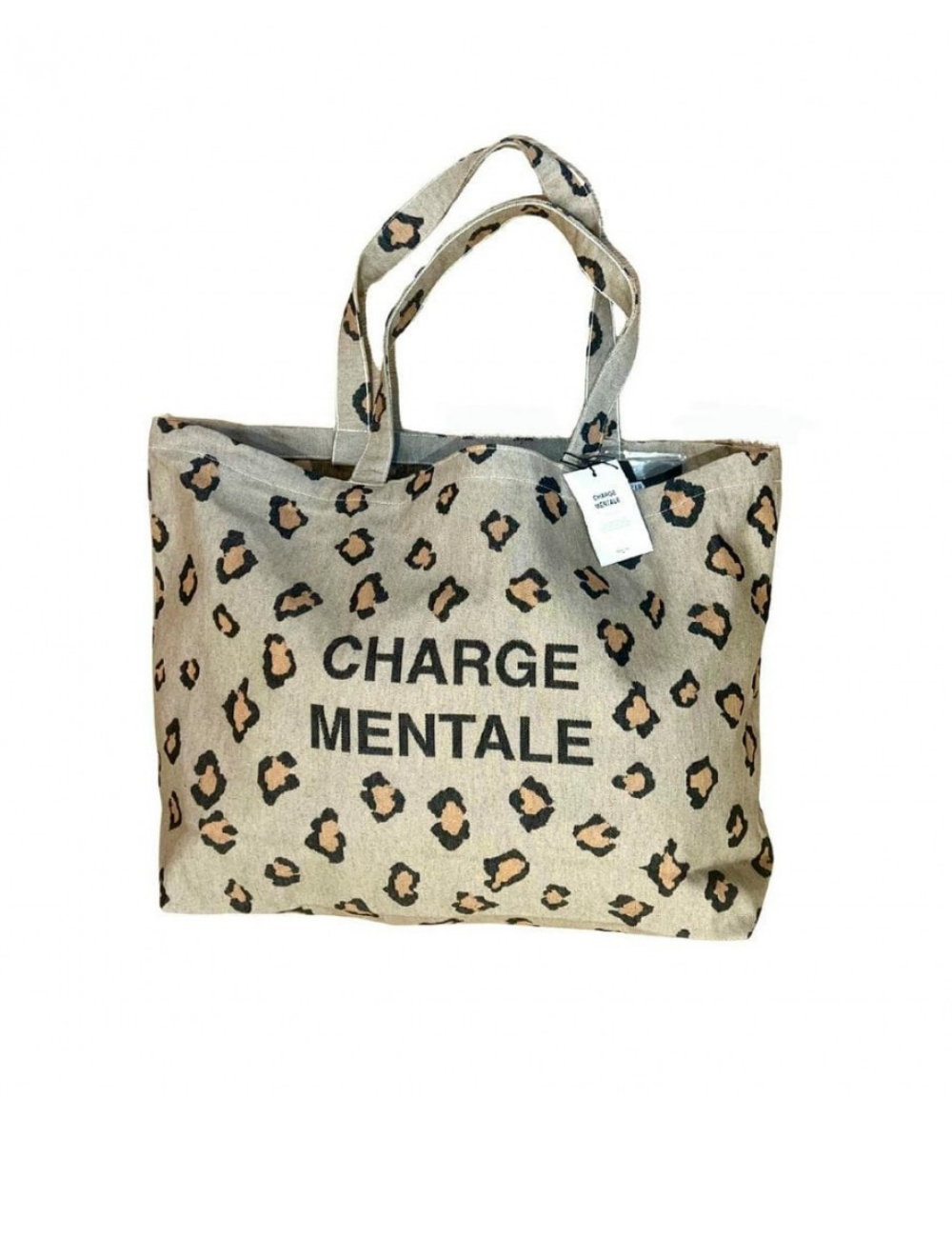 Cabas Charge Mentale léopard