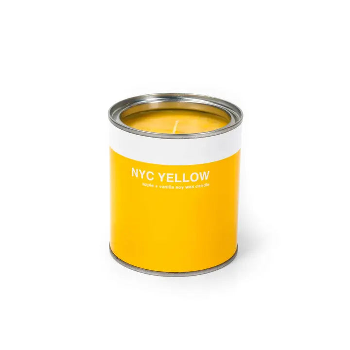 Bougie to:from Pantone Jaune New York, pomme et vanille